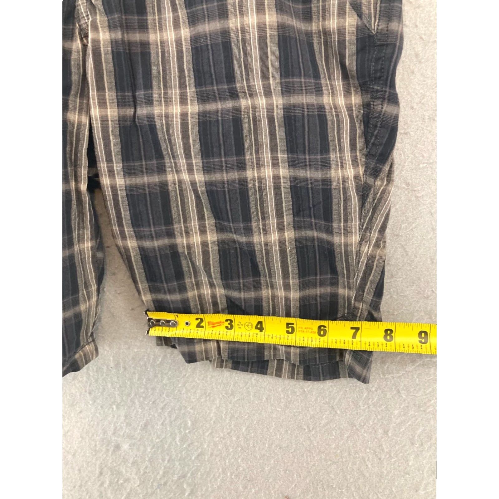 Vintage Columbia Women's Bermuda Shorts 2 Brown Plaid Outdoor Stretch Casual Hiking Size 26" / US 2 / IT 38 - 6 Thumbnail