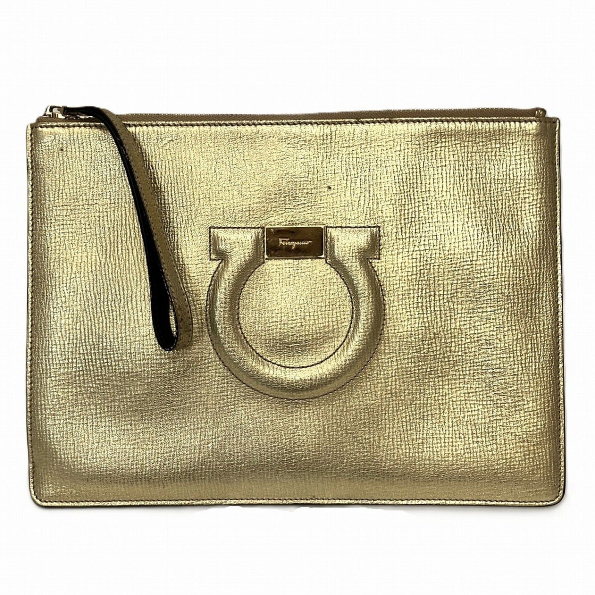 Salvatore Ferragamo Salvatore Ferragamo clutch bag, Gancini leather, KM-22 D299 Size ONE SIZE - 1 Thumbnail