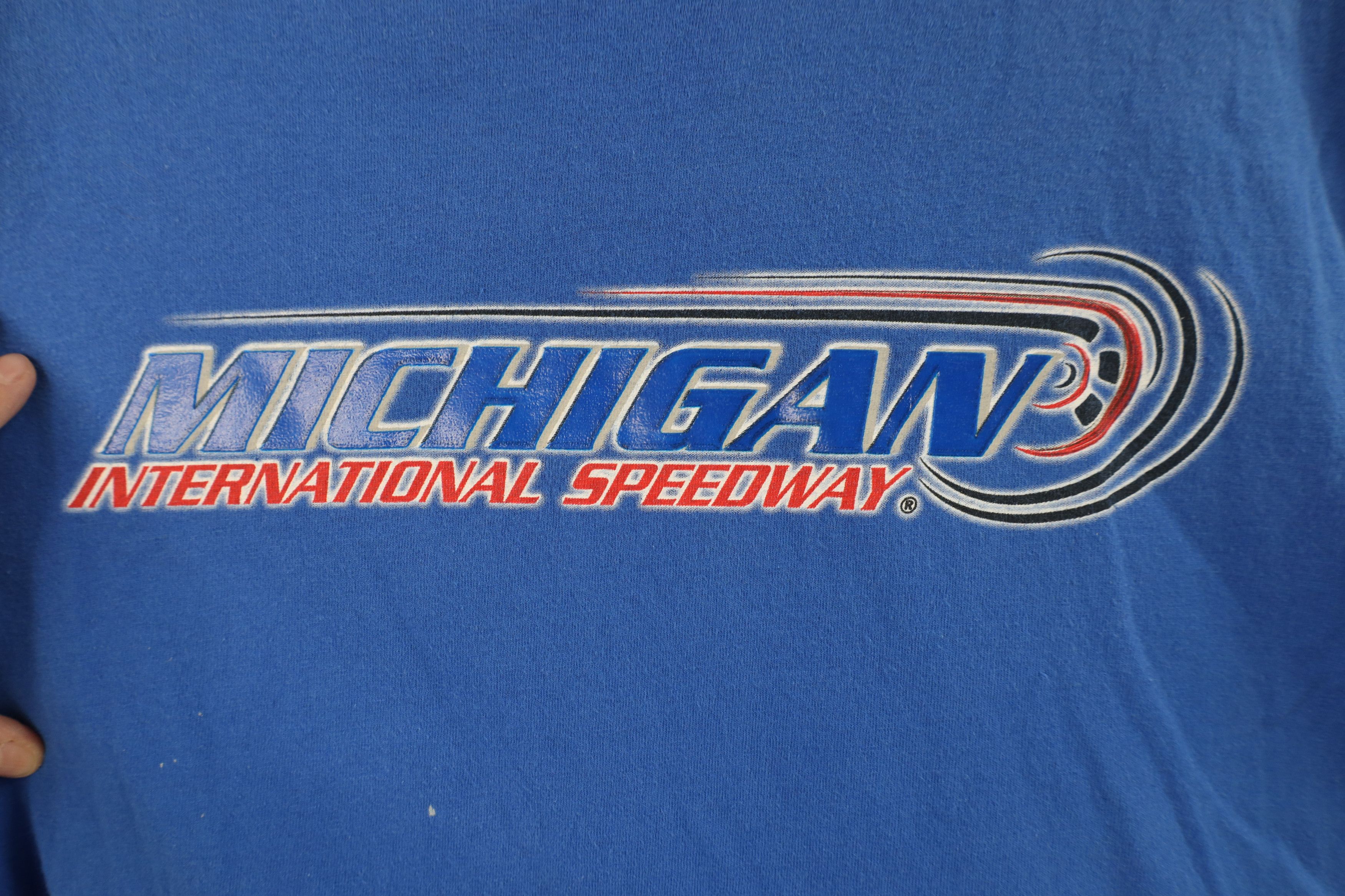 Vintage Vintage Y2K NASCAR Michigan International Speedway T-Shirt Size US M / EU 48-50 / 2 - 4 Thumbnail
