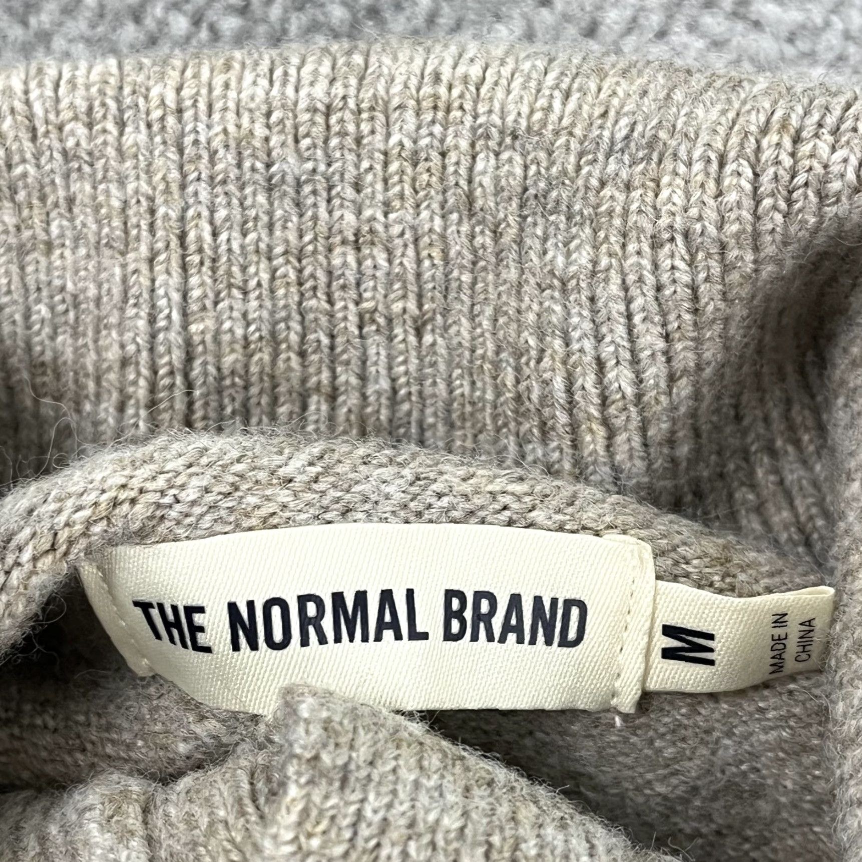 Vintage The Normal Brand Sweater Men Medium Brown Stretch Henley High Neck Preppy Casual Mens Size US M / EU 48-50 / 2 - 2 Thumbnail