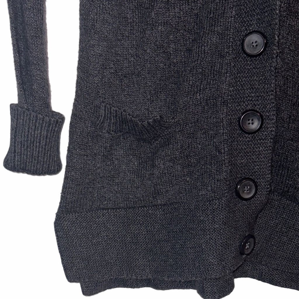 Old Navy Old Navy Charcoal Cardigan Sweater | EUC | Sz S Size S / US 4 / IT 40 - 3 Thumbnail
