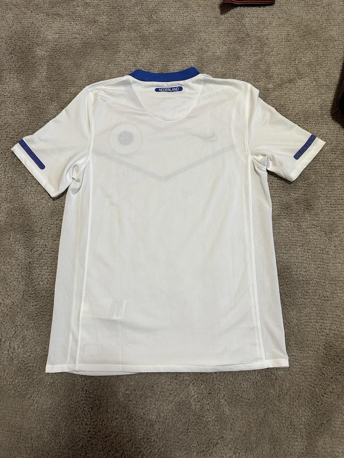Nike NETHERLANDS 2010 2012 AWAY FOOTBALL SHIRT SOCCER JERSEY Size US S / EU 44-46 / 1 - 7 Thumbnail