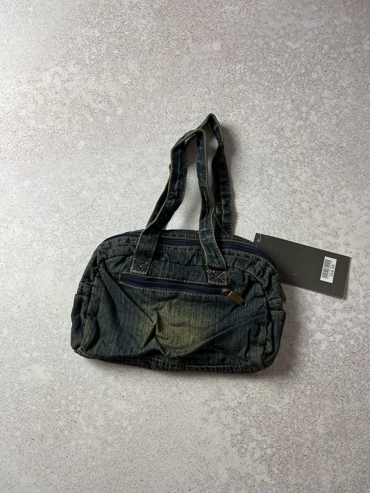 Diesel Vintage Diesel Shoulder Bag Distressed Denim Y2K Spare Parts Size ONE SIZE - 4 Thumbnail