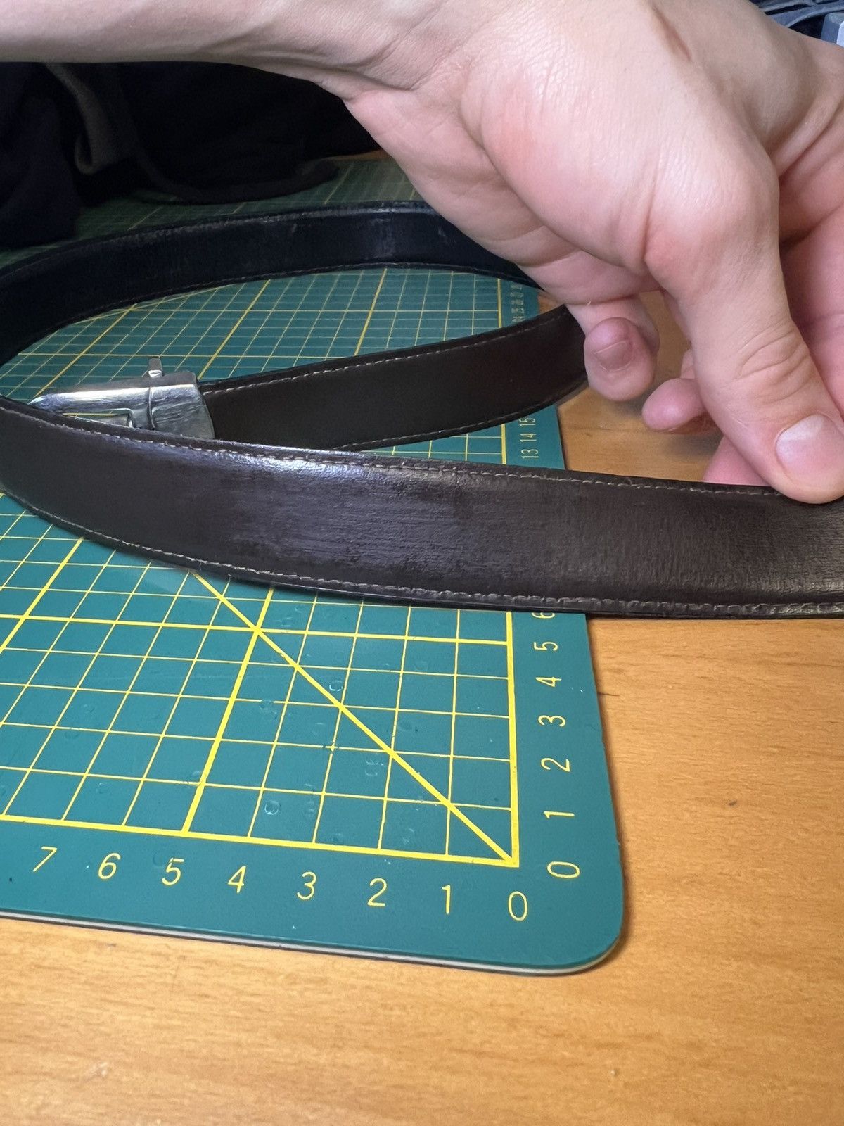 Giorgio Armani Vintage Georgio Armani reversible two-tone leather belt Size ONE SIZE - 18 Thumbnail