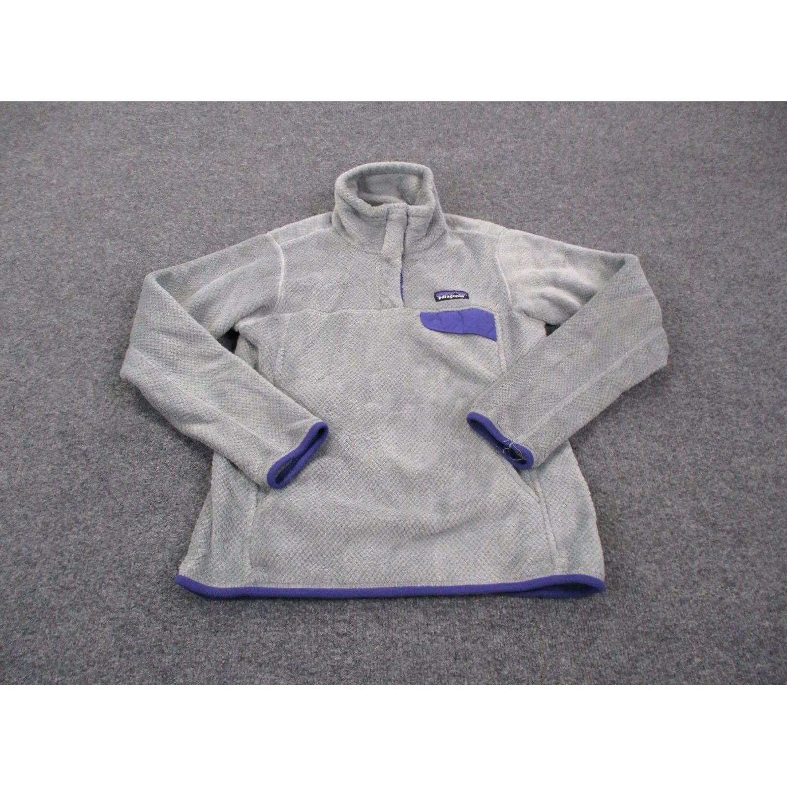 Patagonia Patagonia Jacket Womens S Gray Snap Outdoors Active Hiking Camping Pullover Size S / US 4 / IT 40 - 2 Thumbnail