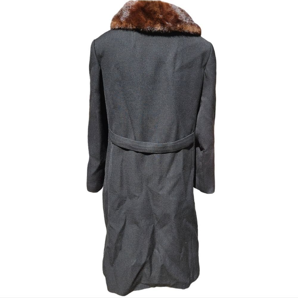 Other M. Solomon Vintage Fur Collar Black Coat Women's Size Medium Size M / US 6-8 / IT 42-44 - 5 Thumbnail