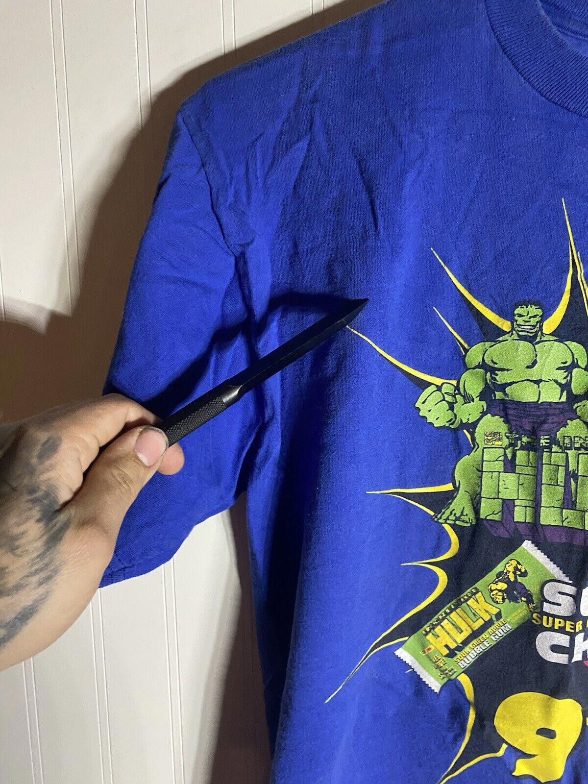 Jerzees Vintage Vintage 90s Marvel Super Chews Hulk Spiderman super Size US L / EU 52-54 / 3 - 8 Thumbnail