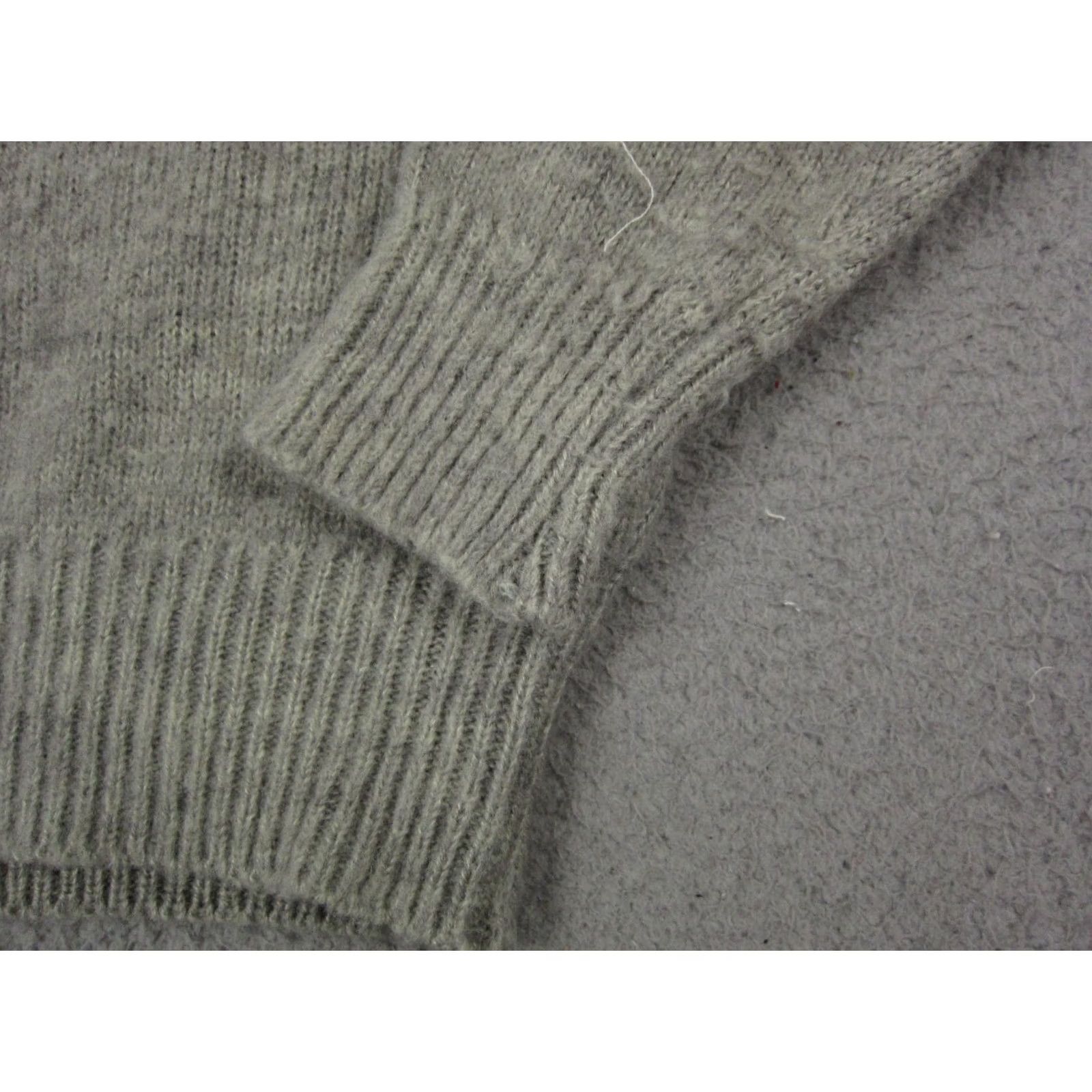 Vintage VINTAGE Cranbrook Sweater Womens Medium Gray White Wool Knit Diamond Star 90s Size M / US 6-8 / IT 42-44 - 4 Thumbnail