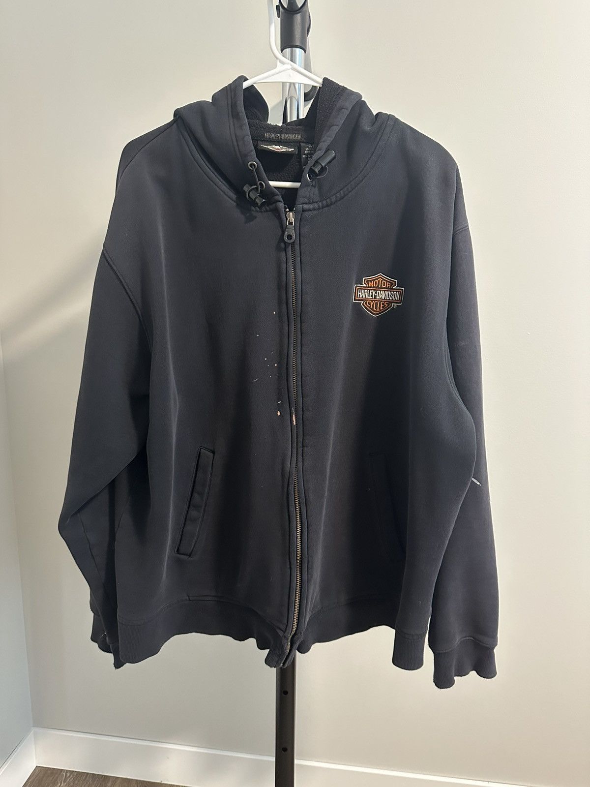 Harley Davidson Vintage Harley Davidson full zip hoodie Size US XL / EU 56 / 4 - 1 Thumbnail
