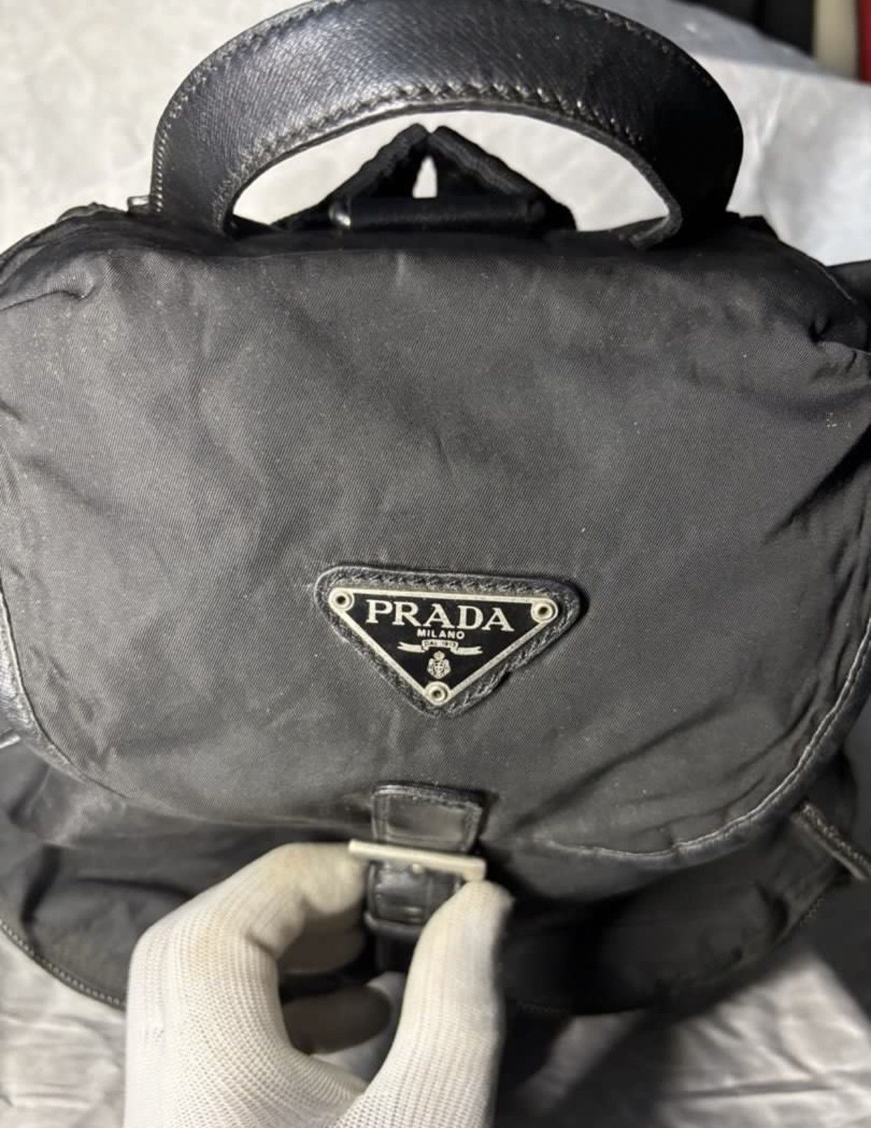 Prada Prada Vintage Bull Frog Zip Size ONE SIZE - 3 Thumbnail