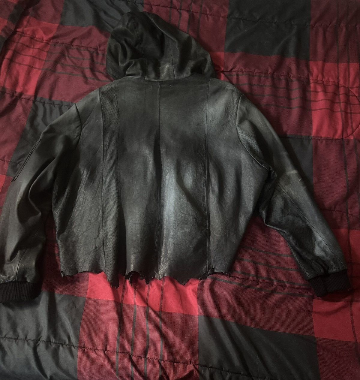 ALEXANDER DIGENOVA Paneled leather bomber jacket Size US S / EU 44-46 / 1 - 3 Thumbnail