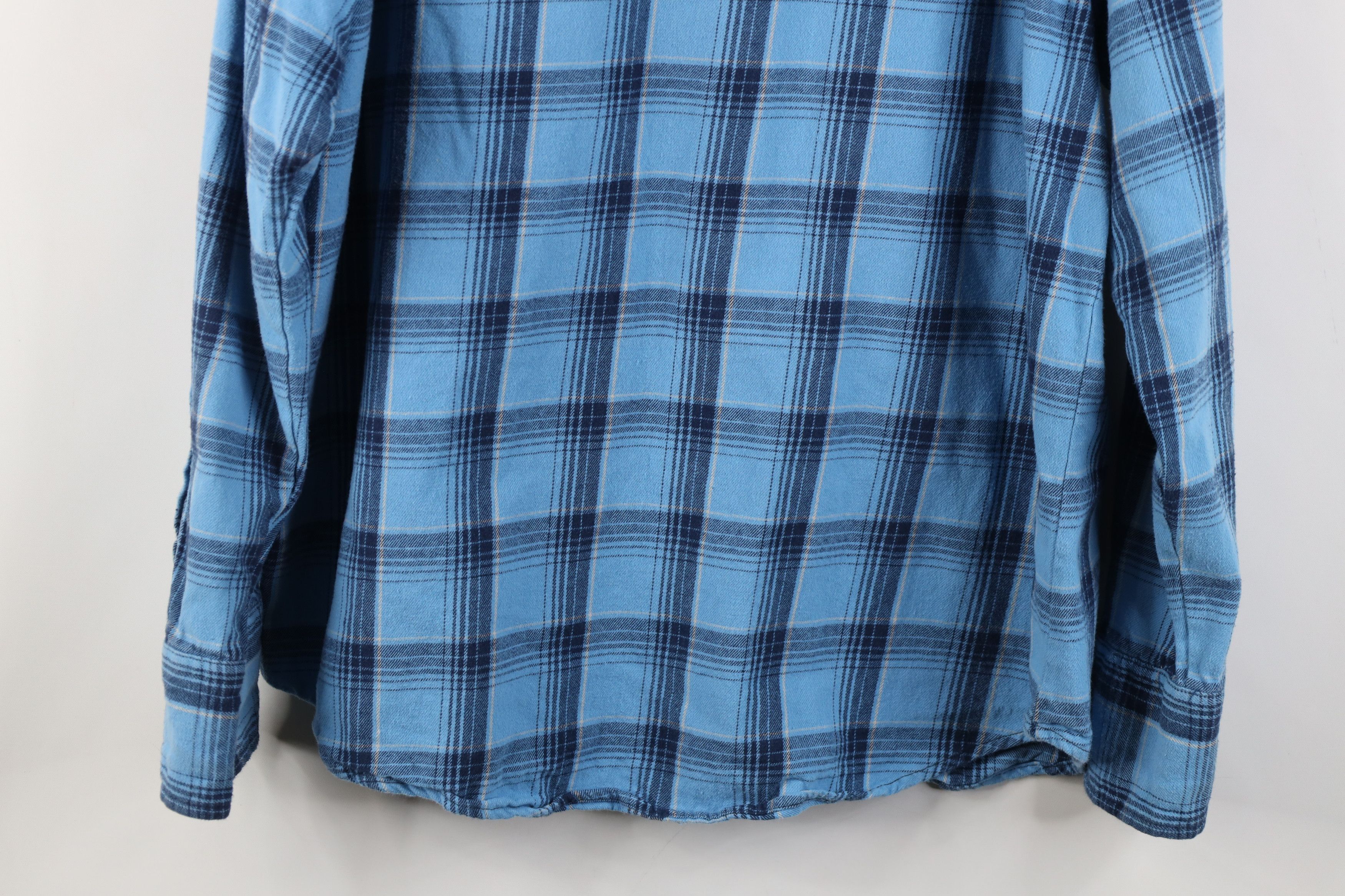 Wrangler Vintage 90s Y2K Wrangler Rodeo Flannel Button Shirt Plaid Size US XL / EU 56 / 4 - 12 Thumbnail