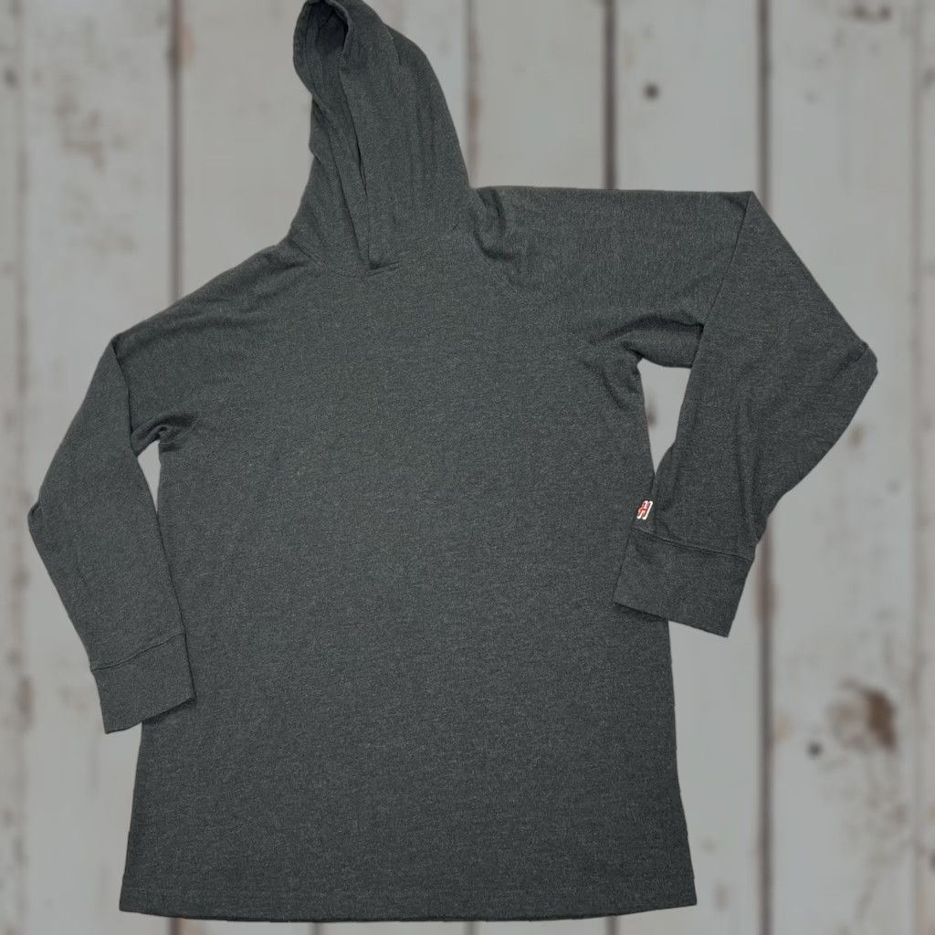 Vintage Homage Hoodie Mens XL Pullover Hooded Shirt Long Sleeve Dark Gray Tri Blend Crew Neck Budget? Size US XL / EU 56 / 4 - 1 Thumbnail