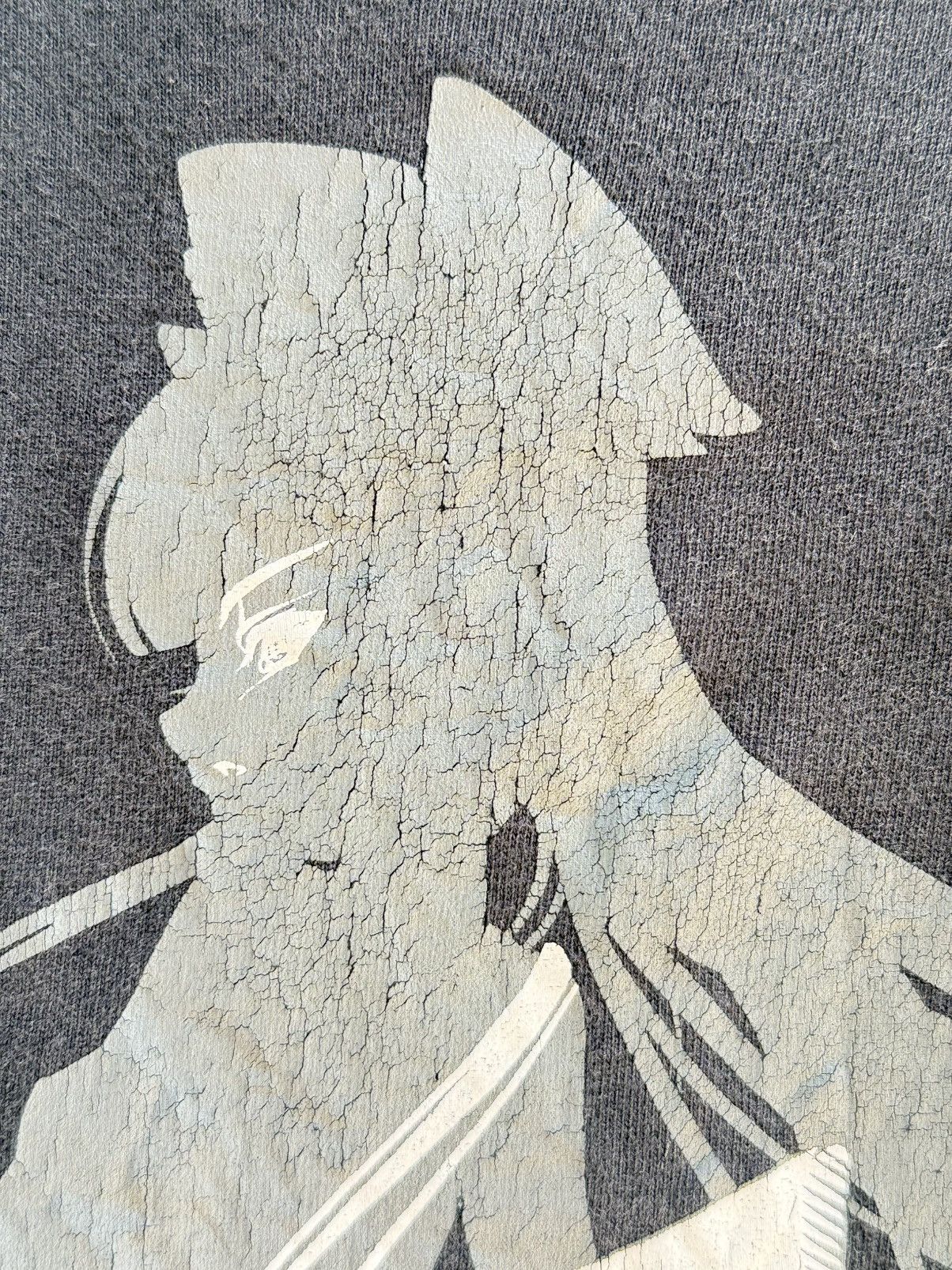 Anime Thrashed Vintage Anime The White Lion Collabolation Faded T Size US M / EU 48-50 / 2 - 4 Thumbnail