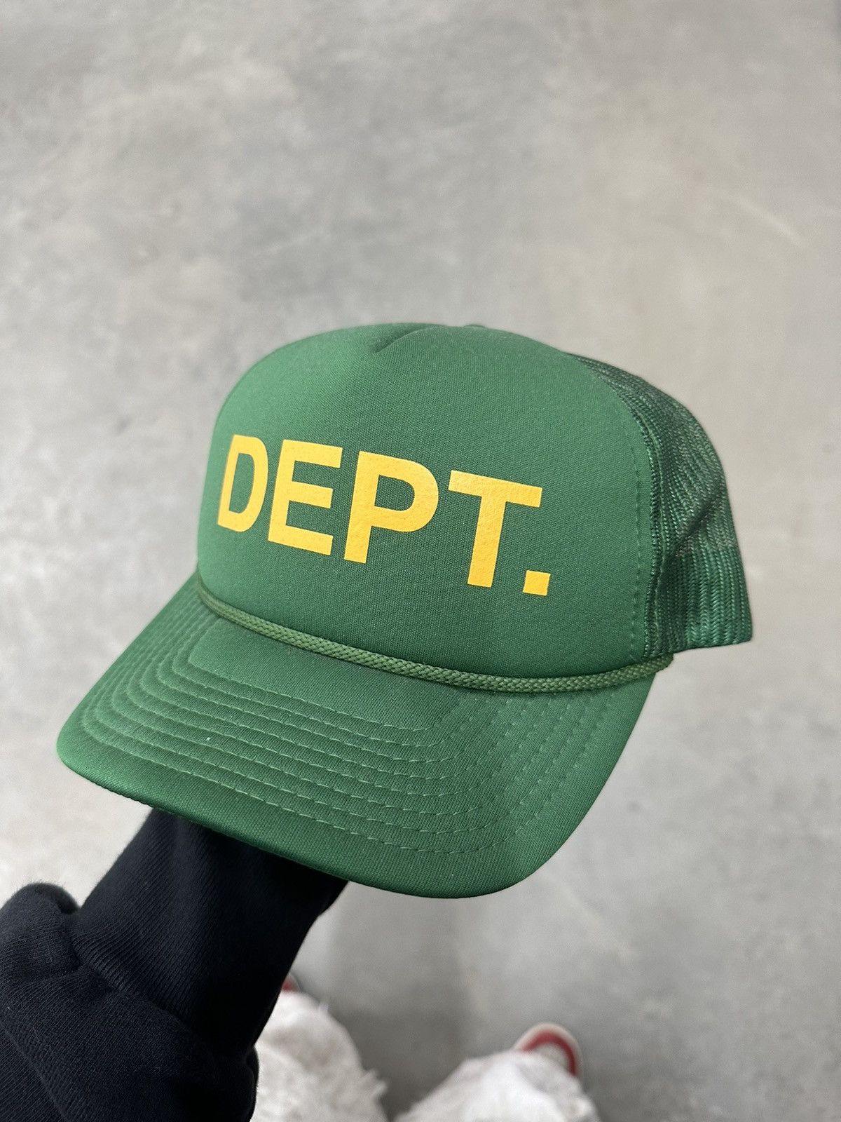 image of Gallery Dept. Dept Trucker Hat Kelly Green, Men's