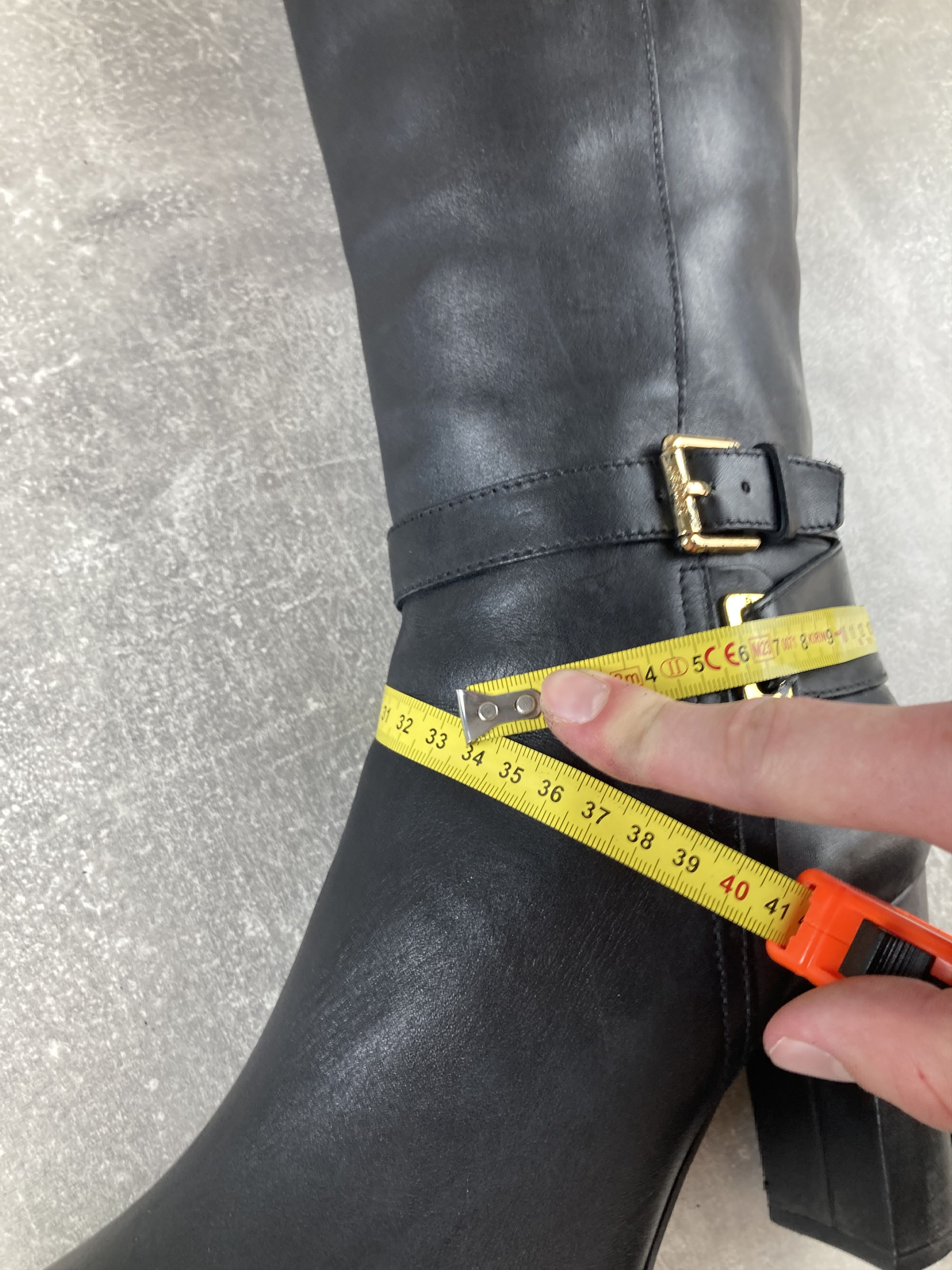 Lauren Ralph Lauren Lauren Ralph Lauren black leather hi avant garde heel boots Size US 9.5 / IT 39.5 - 14 Thumbnail