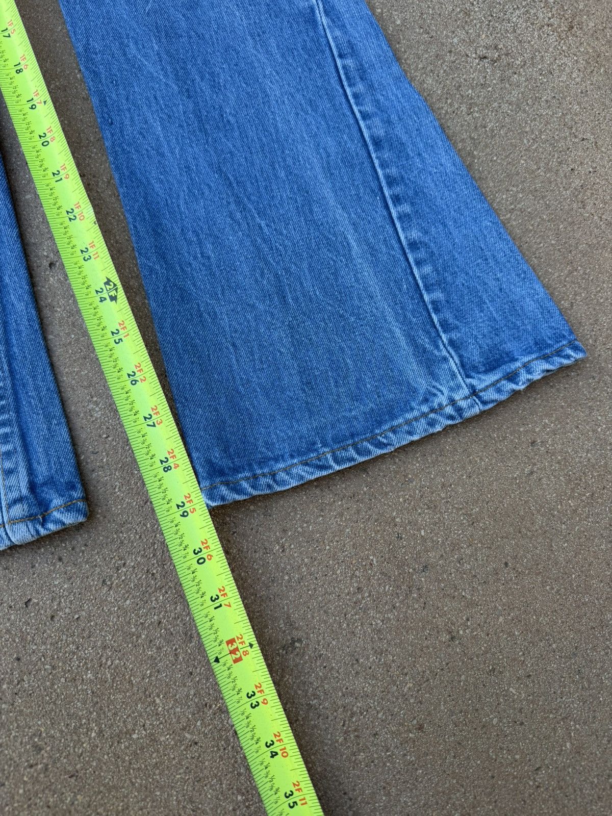 Levi's Vtg 70’s Levi’s 646 Orange Tab Bellbottom Flare Jeans 28x29 Size US 28 / EU 44 - 10 Thumbnail