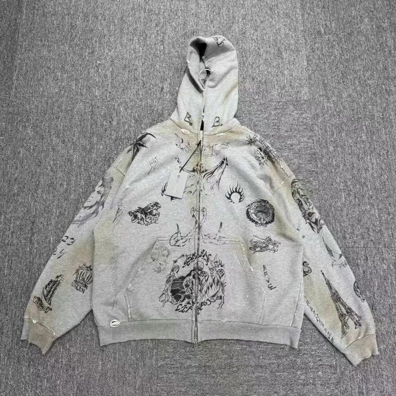 Balenciaga Balenciaga 24ss do old tattoo hoodie hoodie-2507 Size US M / EU 48-50 / 2 - 5 Thumbnail