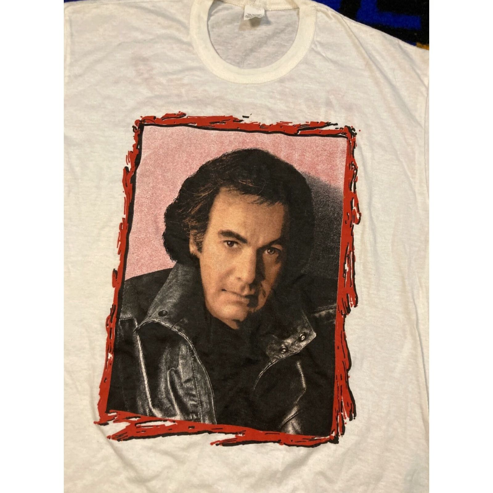 Vintage VINTAGE 80s T SHIRT Neil Diamond Tour Tee Parking Lot XL Band Shirt Mens 80s T Shirt Size US XL / EU 56 / 4 - 2 Thumbnail