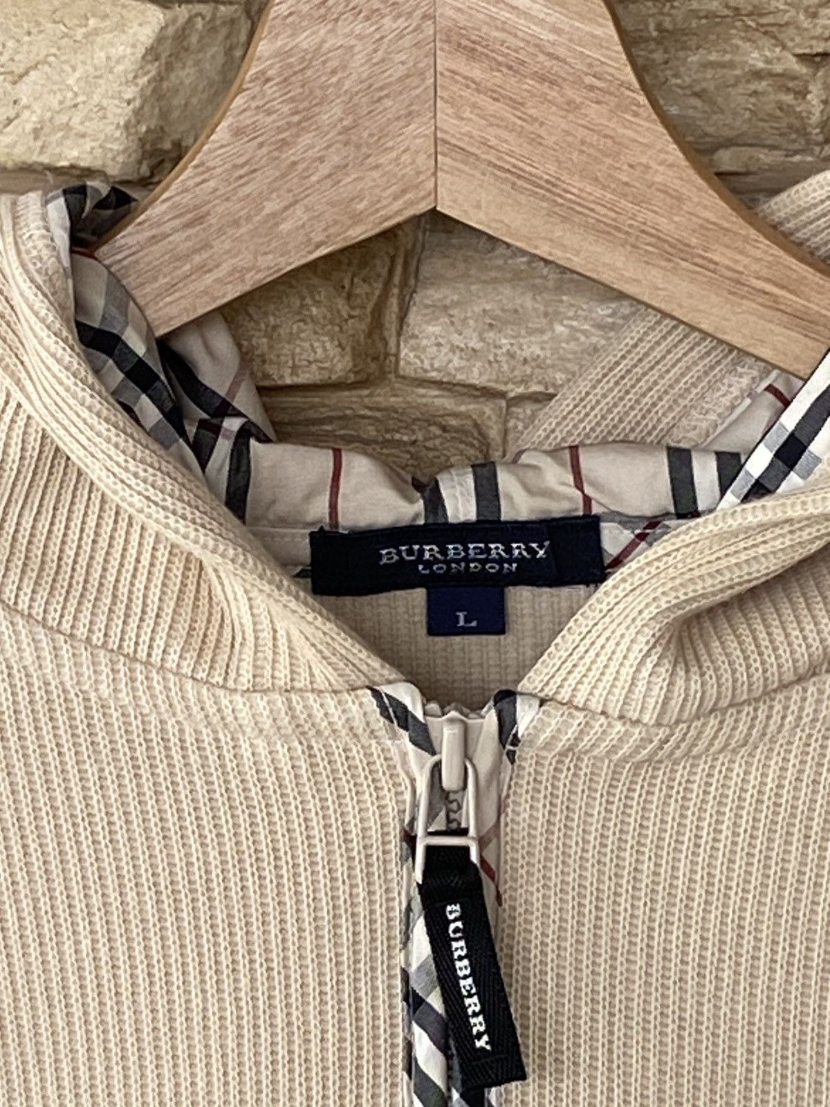 Burberry Vintage Burberry London Nova Check Checkered Hoodie Sweater Size US L / EU 52-54 / 3 - 4 Thumbnail