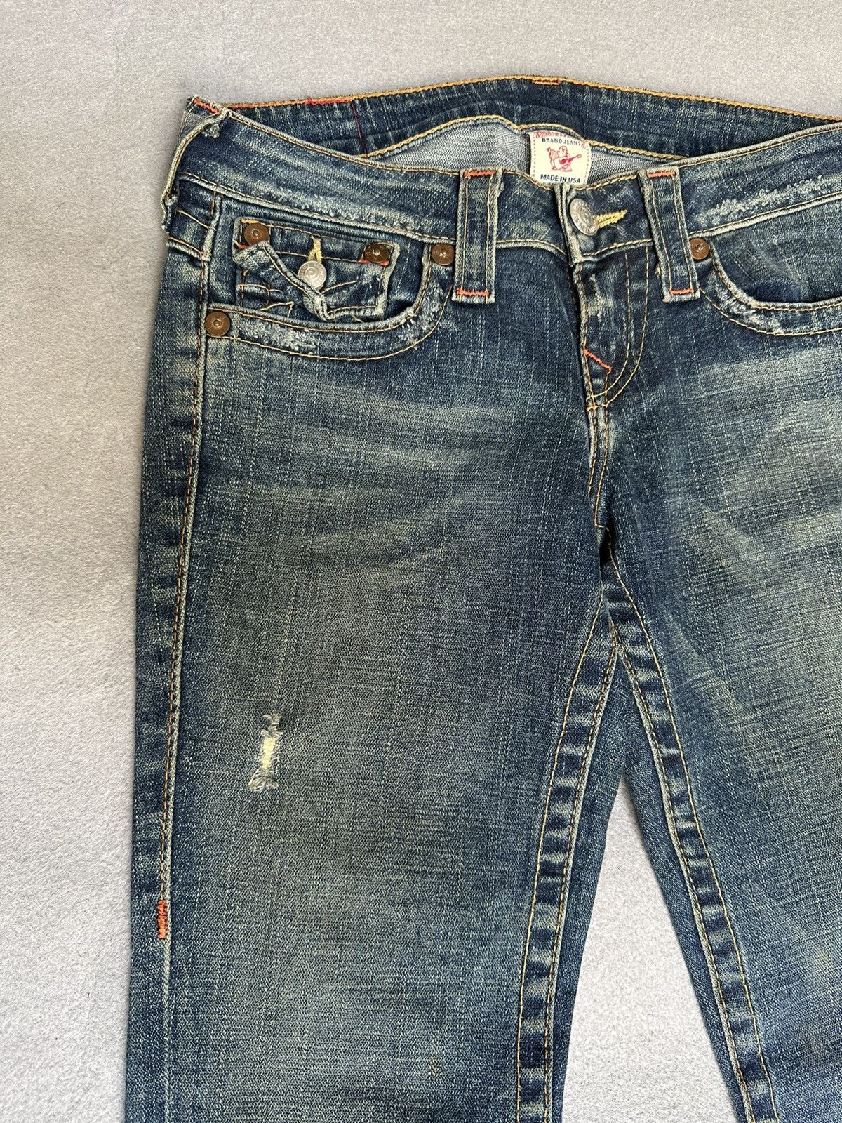 True Religion FLARE True Religion Low Rise Denim Size US 28 / EU 44 - 8 Thumbnail