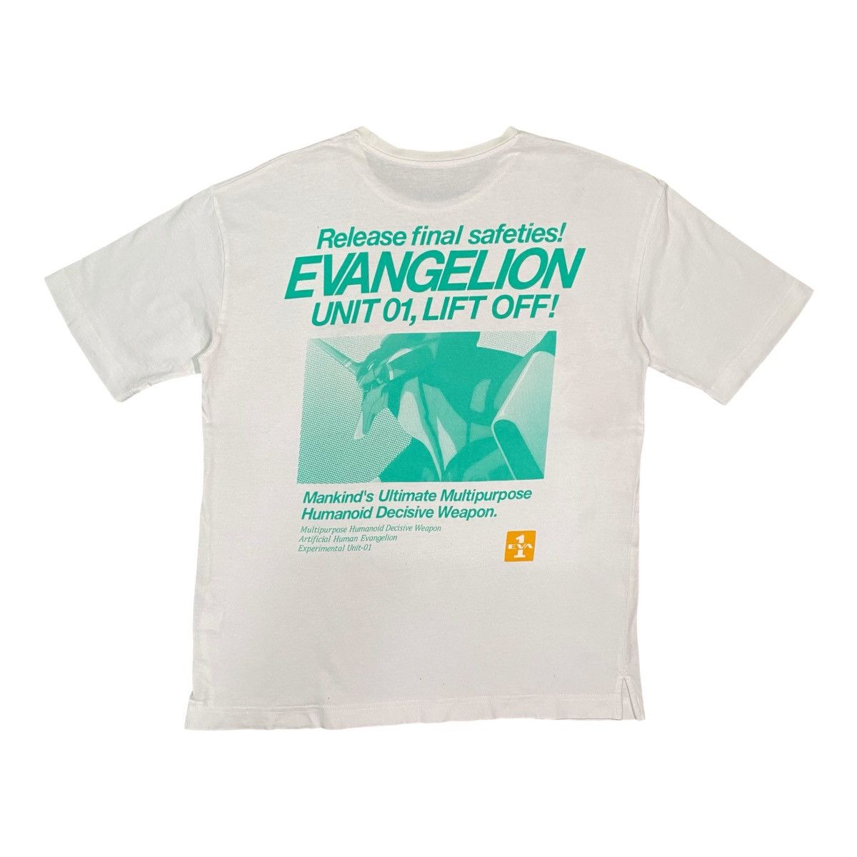 Anime EVANGELION UNIT 01 LIFT OFF! ANIME T SHIRT GU Size US L / EU 52-54 / 3 - 1 Thumbnail