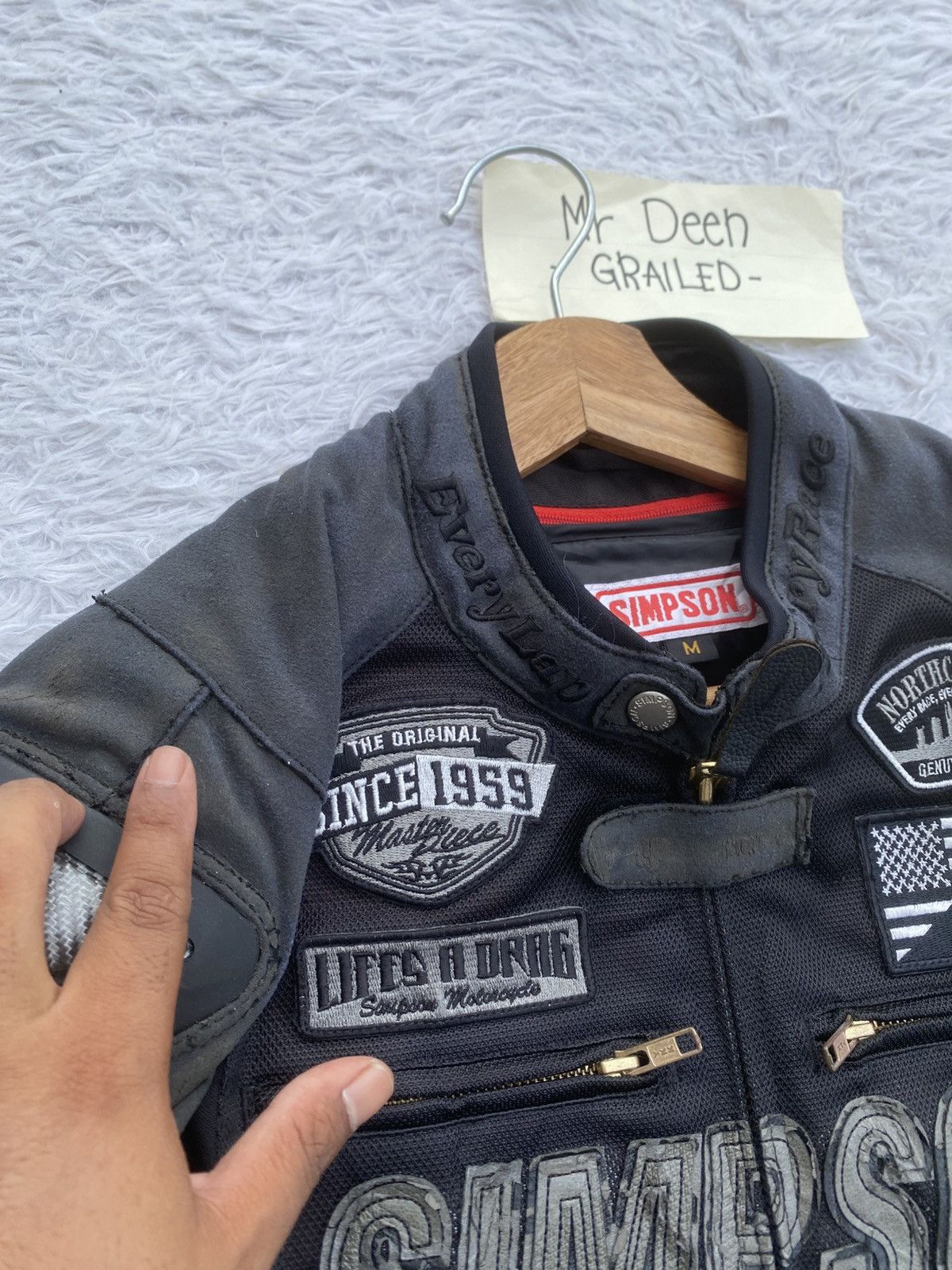 ICON Motorsports Rare Vintage Simpson Biker Racing Jacket Size US M / EU 48-50 / 2 - 16 Thumbnail