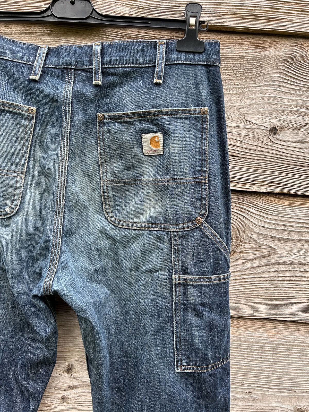 Carhartt Vintage Carhartt Discontinued Double Knee Logger Jeans 34x34 Size US 34 / EU 50 - 2 Thumbnail