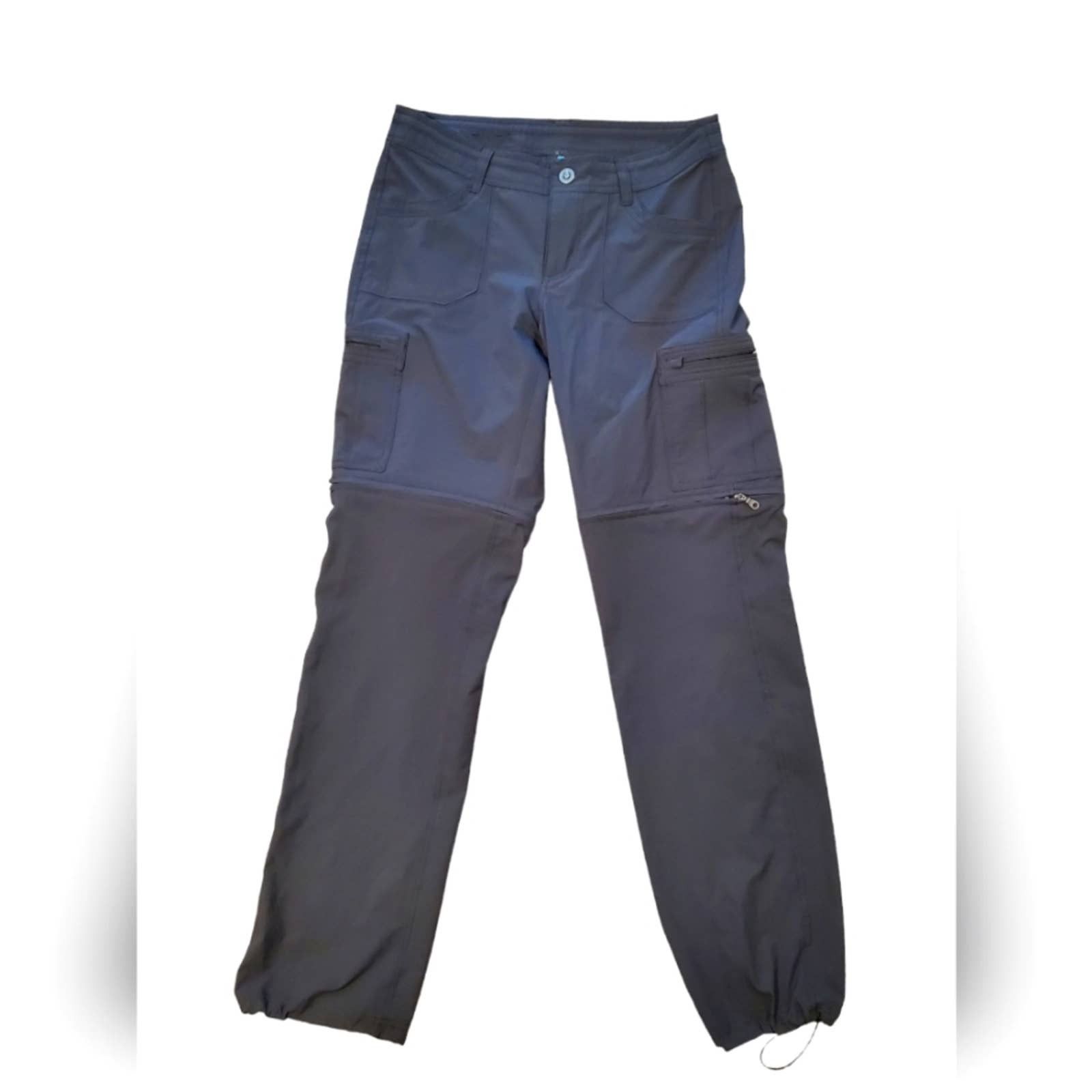 Kuhl Kuhl convertible grey / black hiking pants Sz 6