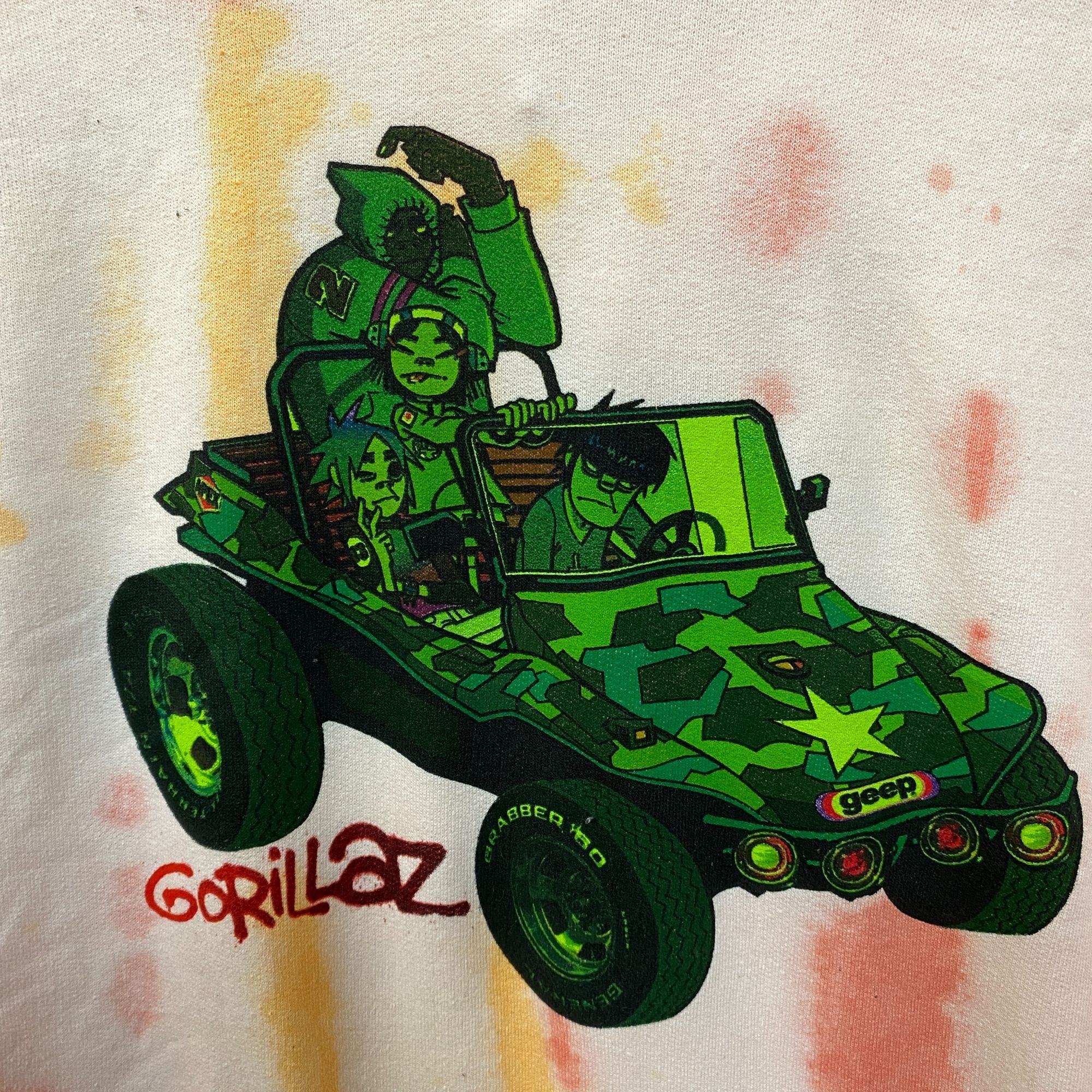 Other Gorillaz Self-Titled Album Cover Tie-Dye Hoodie Size Large Size US L / EU 52-54 / 3 - 2 Thumbnail