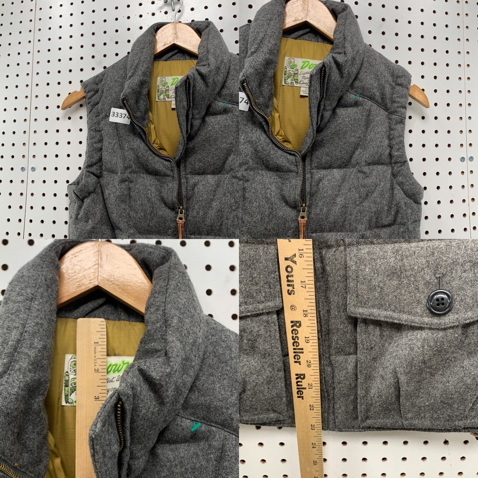 Eddie Bauer VINTAGE Eddie Bauer Down Vest Women XS Gray 550 Yukon Model 16x23 Size XS / US 0-2 / IT 36-38 - 8 Thumbnail