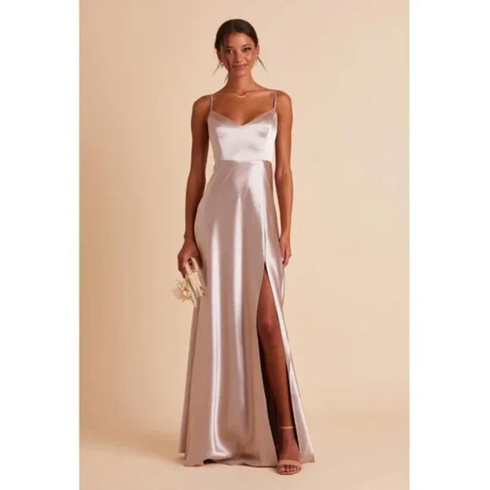 Designer Birdy Grey Jay Strappy Tank Satin Dress - Size Small - NWT Size S / US 4 / IT 40 - 1 Thumbnail