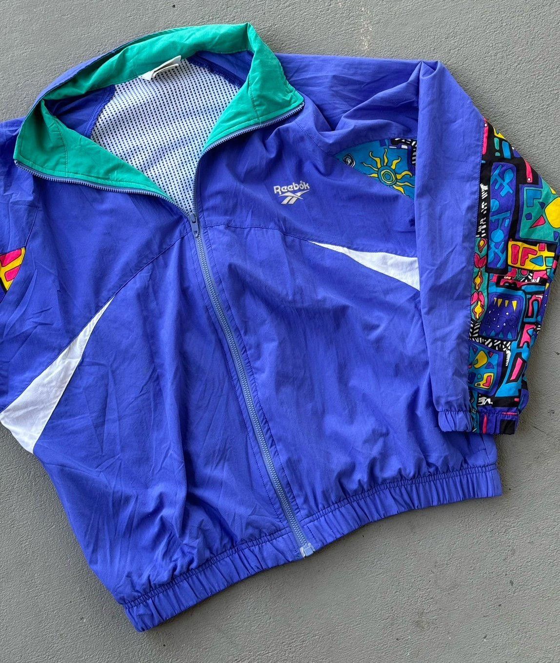 Reebok Vintage Reebok Windbreaker Size US S / EU 44-46 / 1 - 7 Thumbnail