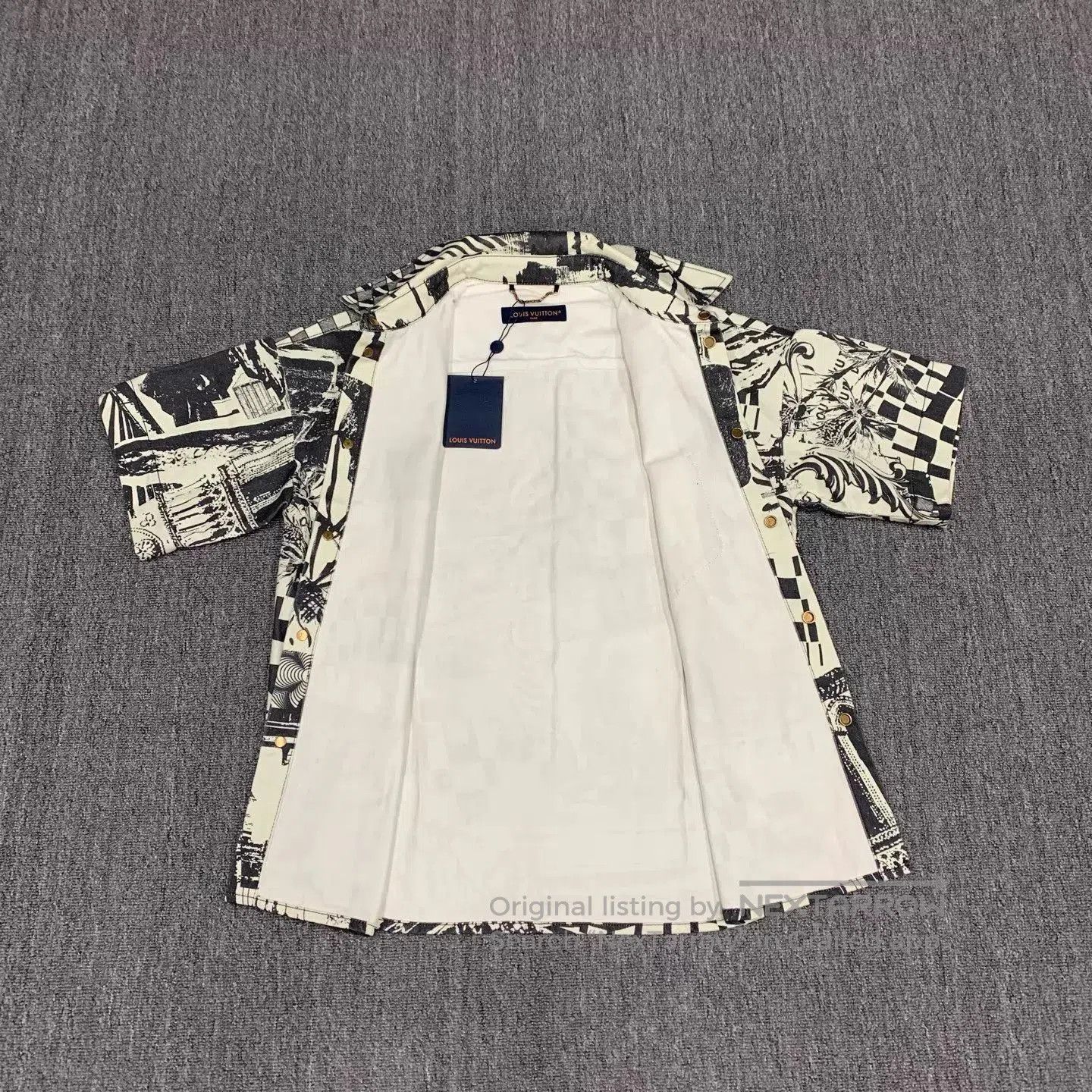 Louis Vuitton Multi-Print Short Sleeve Button-Up Shirt. Size US XS / EU 42 / 0 - 7 Thumbnail