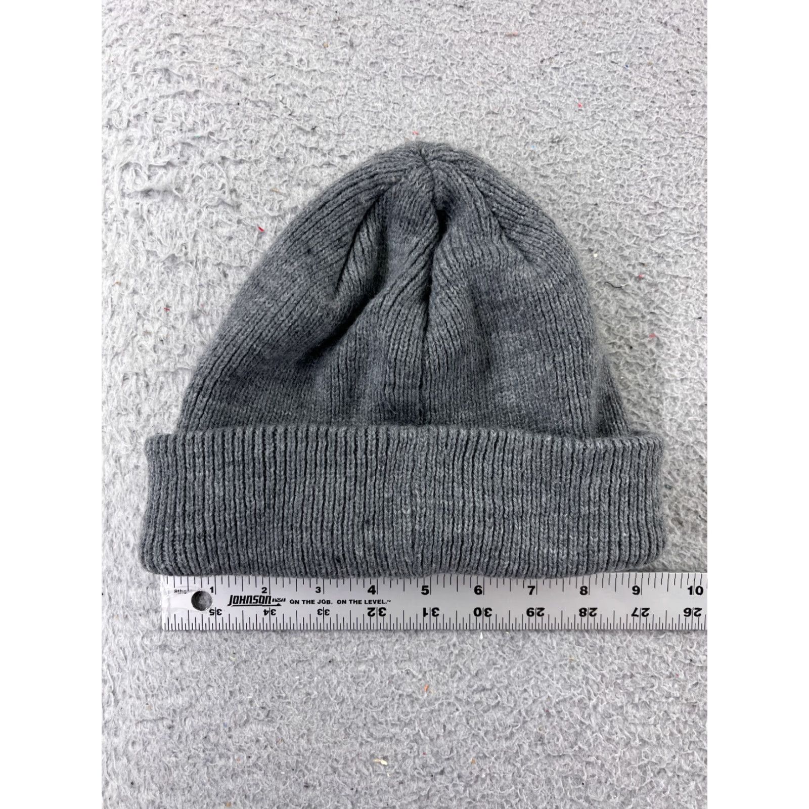 Adidas ADIDAS Beanie Toque Hat Womens One Size Gray Logo Knit 100% Acrylic Ski Winter Soft Warm Size ONE SIZE - 3 Thumbnail