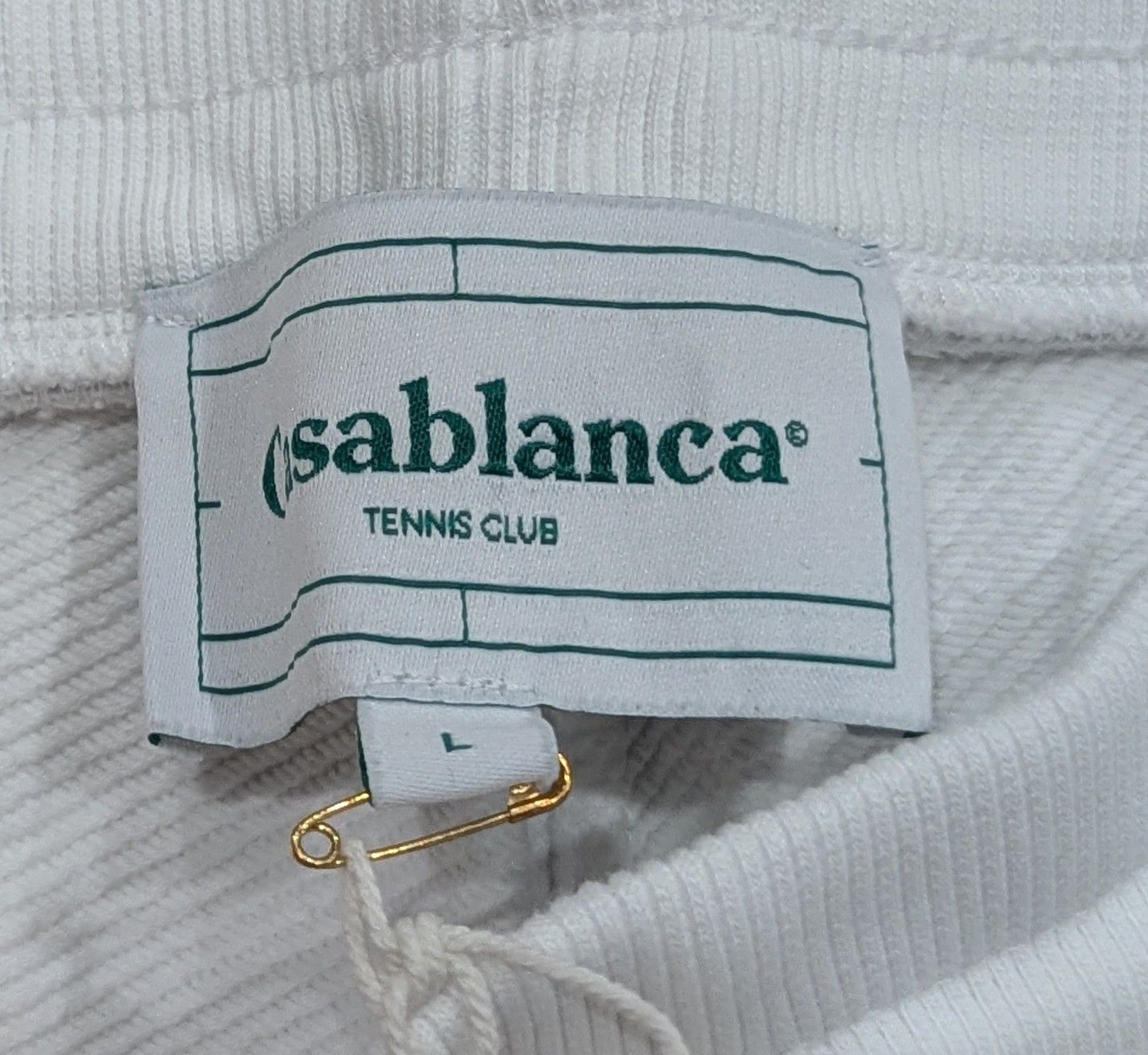 Casablanca Casablanca Stacked Logo Cotton Jogger Pants White Large Size US 34 / EU 50 - 6 Thumbnail
