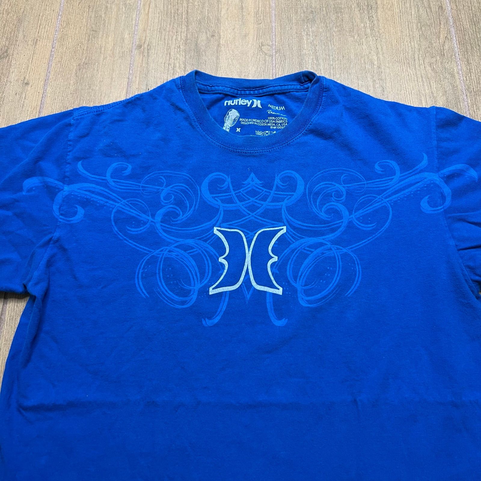 Hurley Y2K Hurley International T-shirt Mens Medium Blue skater Size US M / EU 48-50 / 2 - 2 Thumbnail