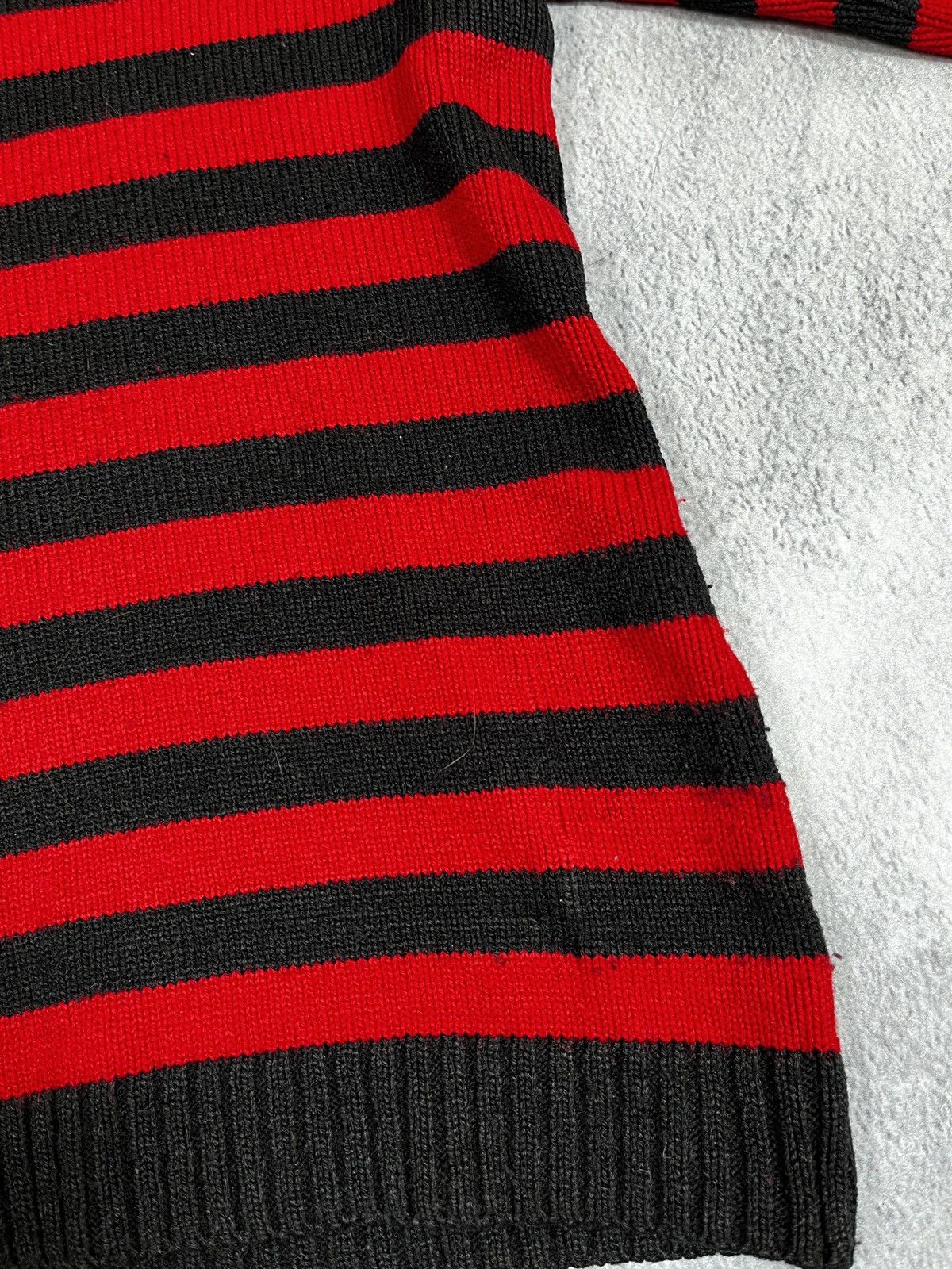 Other Vintage Y2K Japanese striped knit hoodie gothic opium S Size S / US 4 / IT 40 - 4 Thumbnail