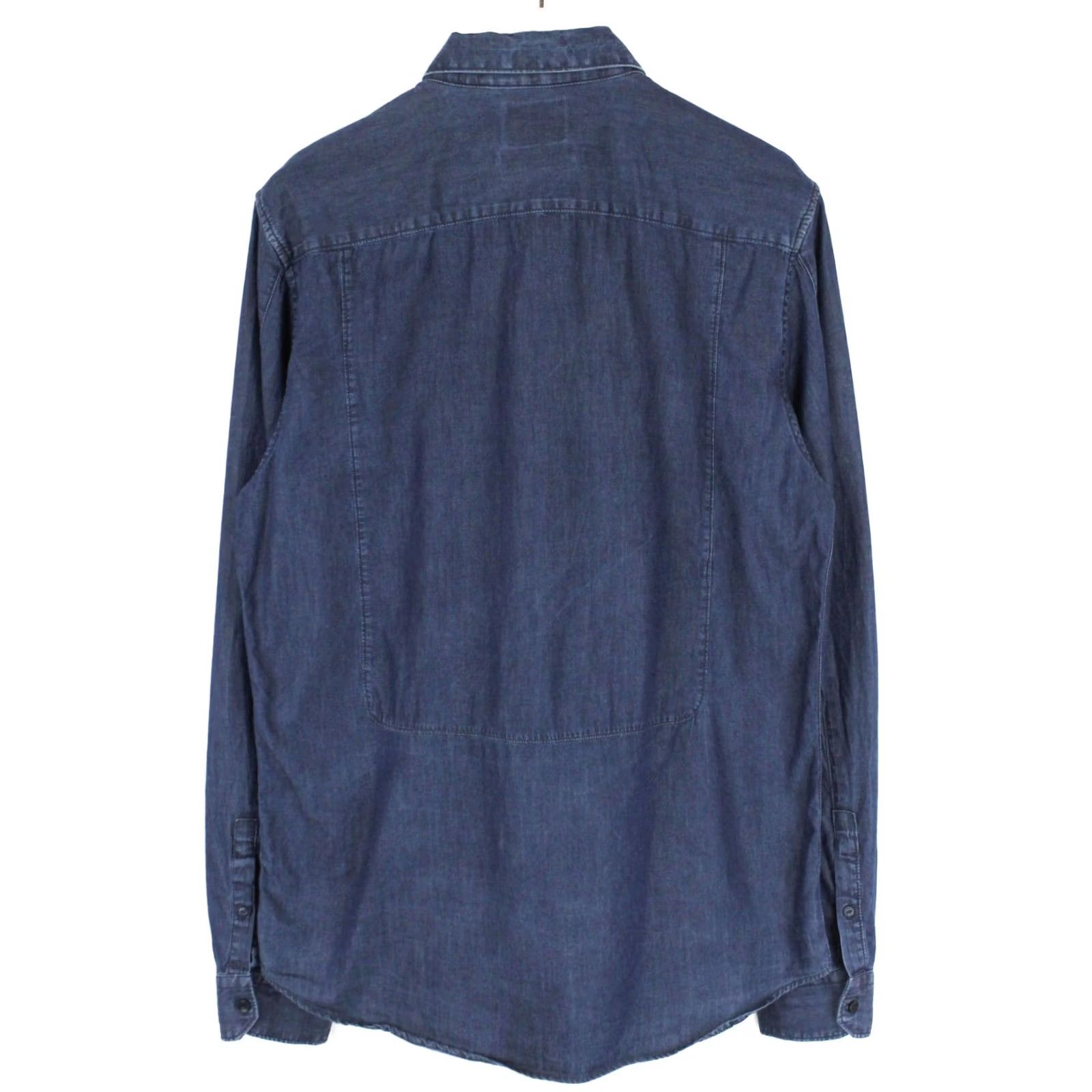 Scotch & Soda SCOTCH & SODA Shirt Men XL Denim Button-Up Spread Neck Blue Size US XL / EU 56 / 4 - 2 Thumbnail