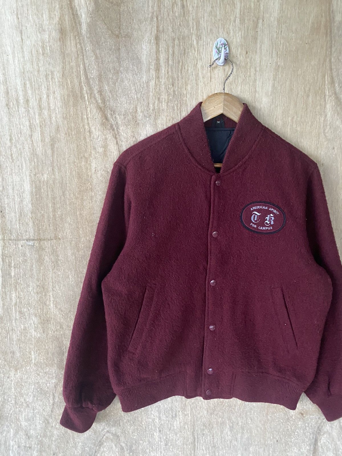Other 👘SALE👘AMERICAN SPIRIT VINTAGE WOOL VARSITY JACKET Size US M / EU 48-50 / 2 - 4 Thumbnail