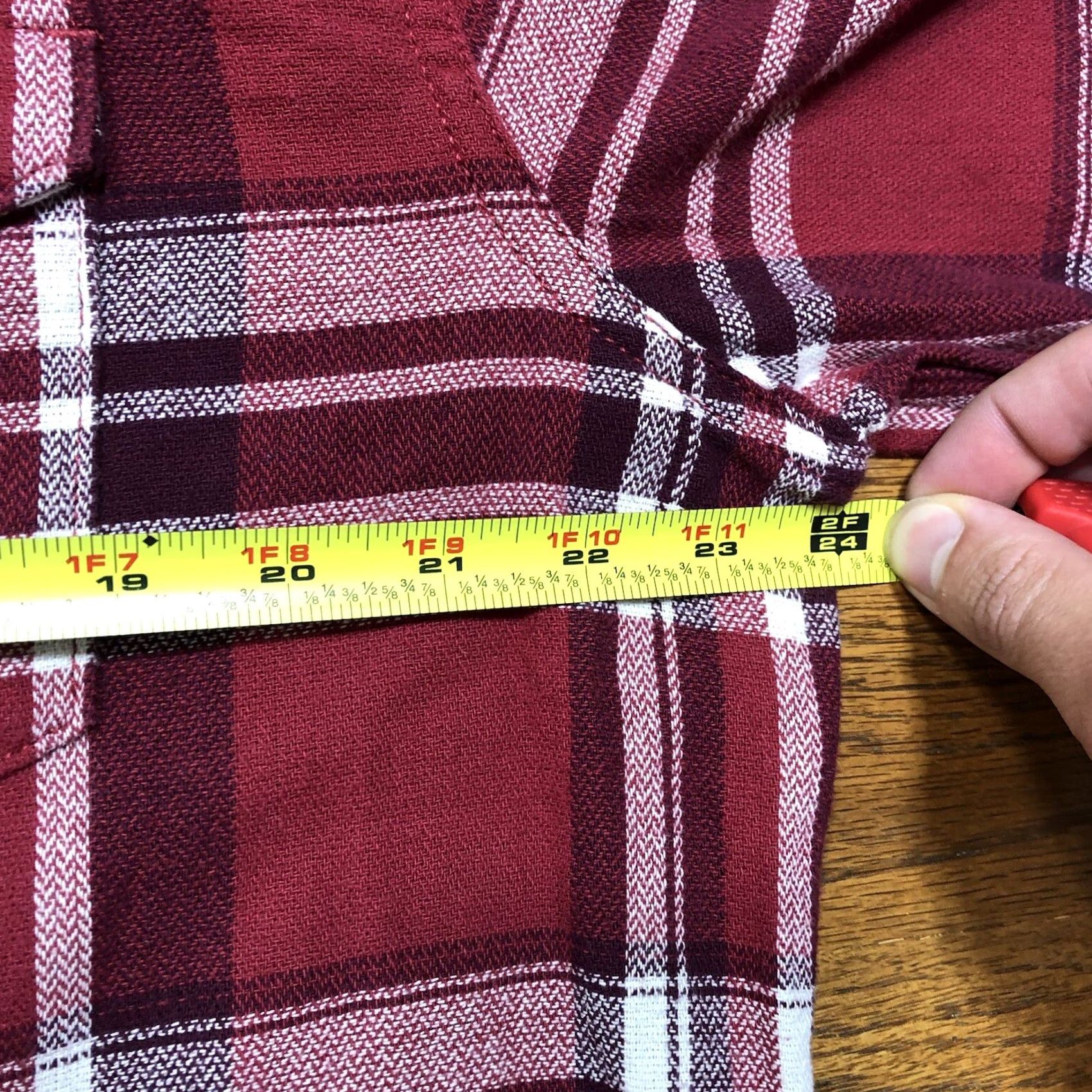 Wrangler VINTAGE Wrangler Red Plaid Men L Pearl Snap Flannel Long Sleeve Shirt Cowboy Size US L / EU 52-54 / 3 - 7 Thumbnail