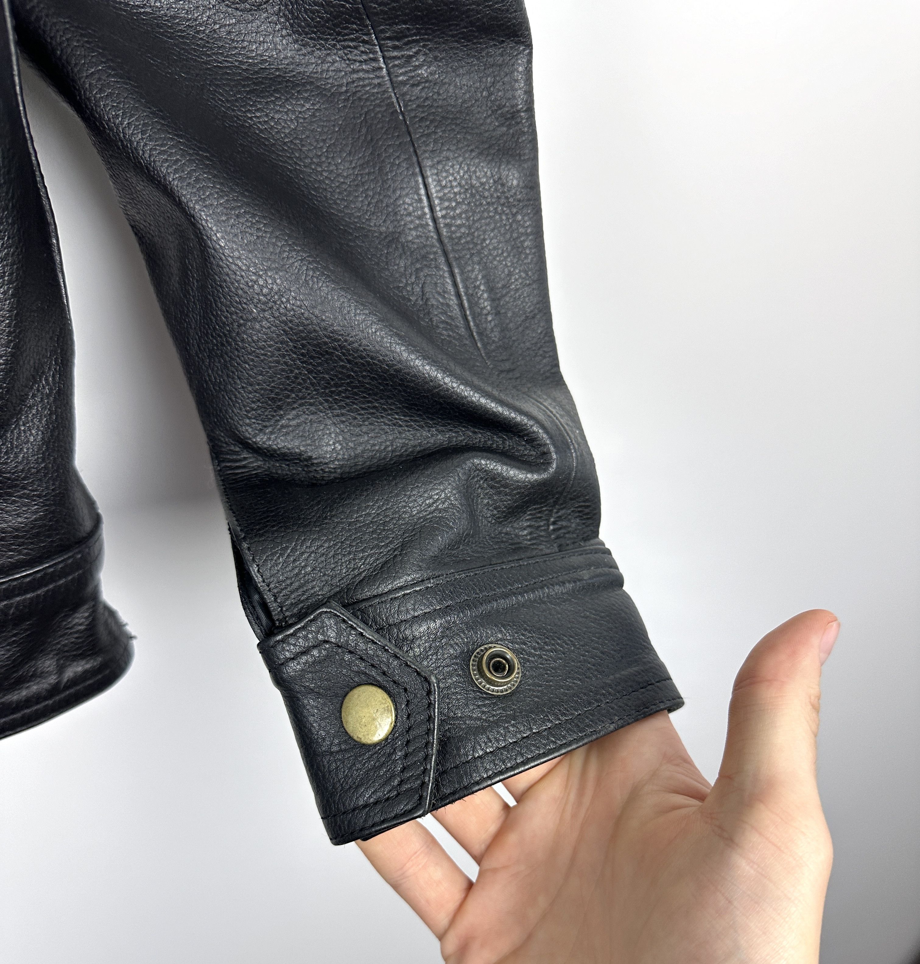 Vintage Vintage leather avant garder biker jacket Size US S / EU 44-46 / 1 - 5 Thumbnail