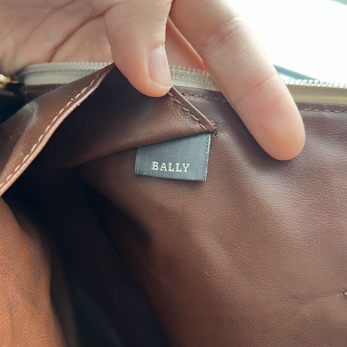 Bally Bally Shoulder White Leather Bag Size ONE SIZE - 15 Thumbnail