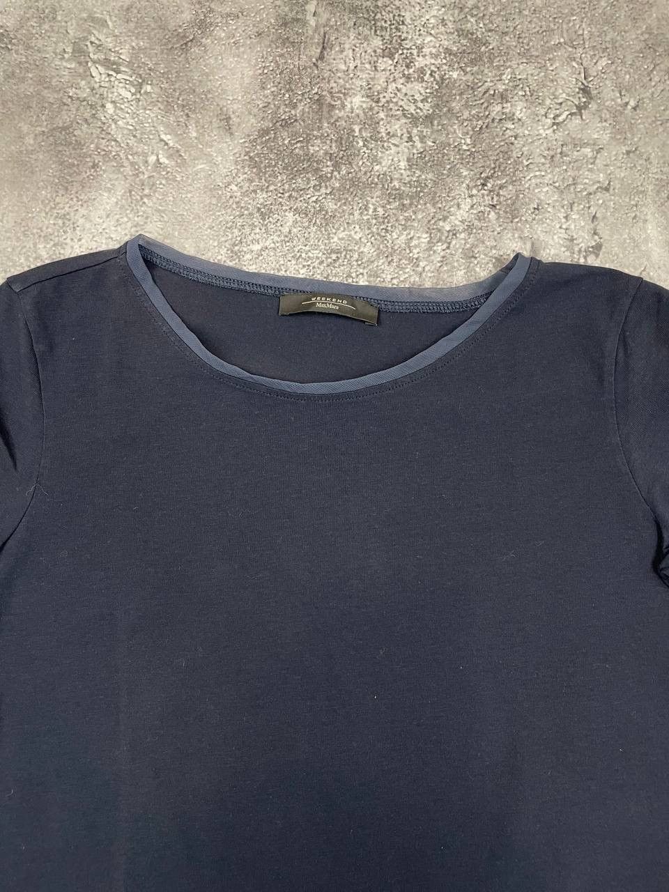 Max Mara Max Mara Weekend Women T-Shirt Basic Navy Size Medium Size M / US 6-8 / IT 42-44 - 2 Thumbnail