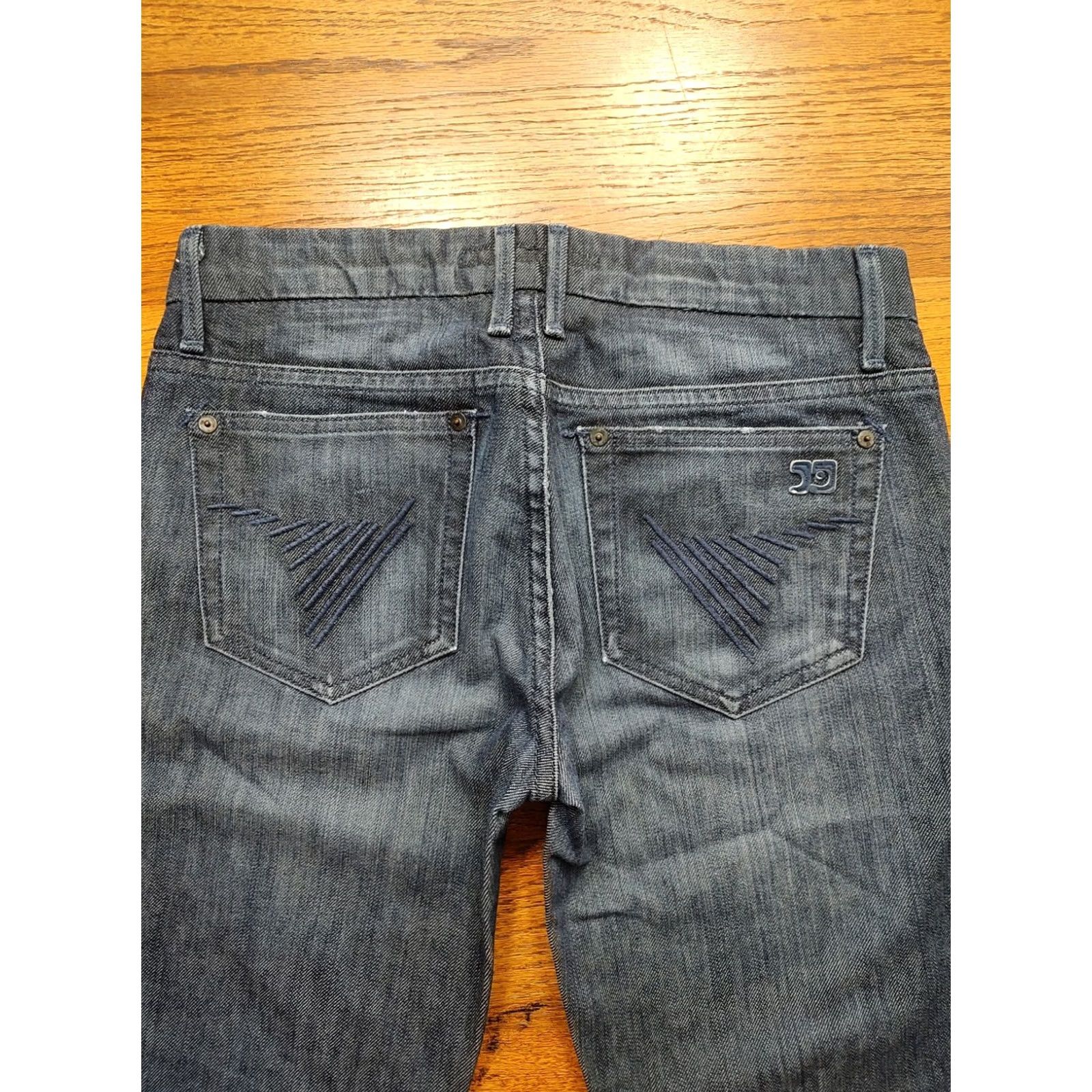 Vintage Joe's Jeans Bootcut Jeans Mens 27x32 Denim Dark Blue Inseam 32 Tag 27 Waist Blue Cotton Blend 5-Pocket Designer dress? Size US 27 - 3 Thumbnail