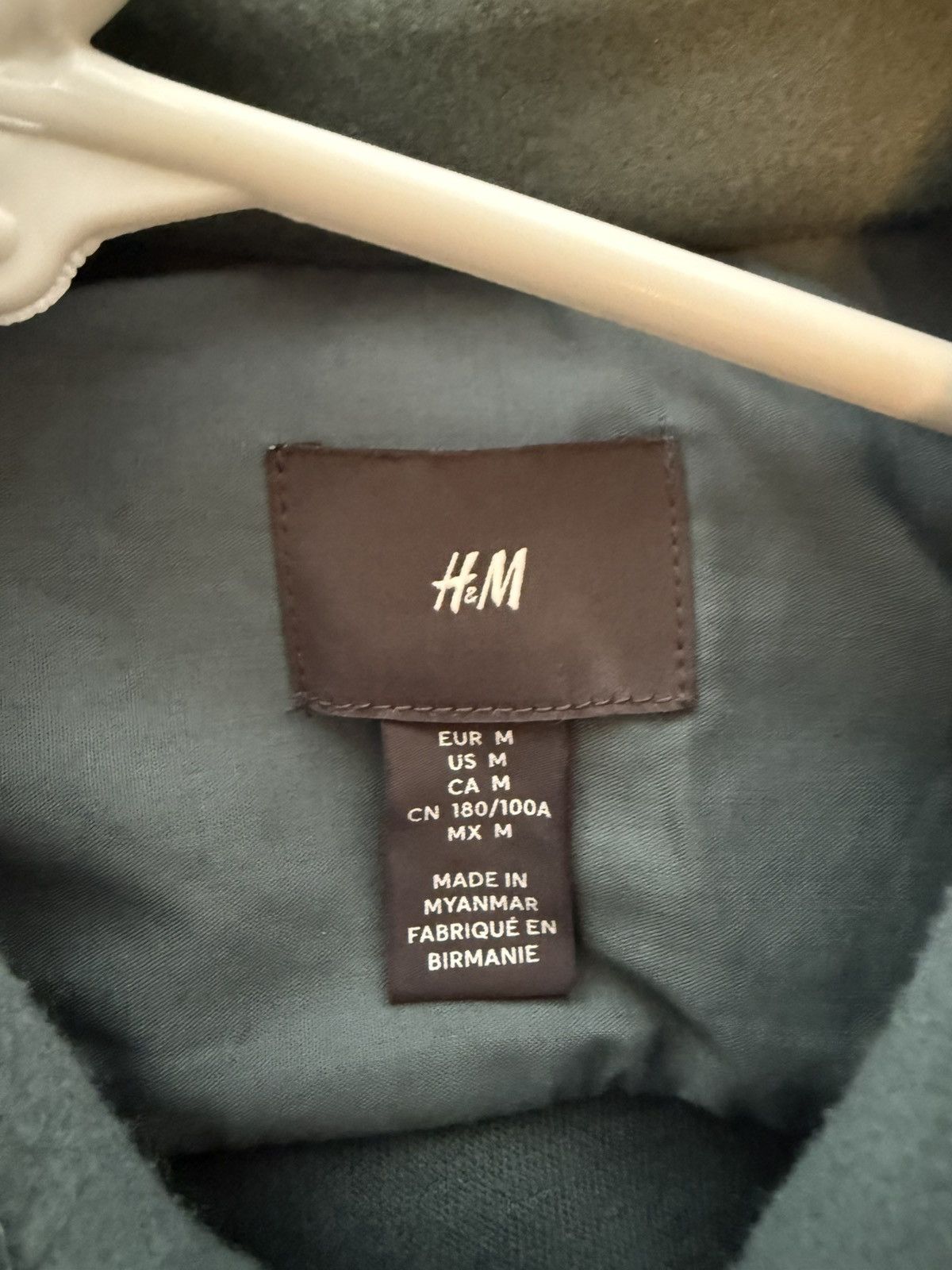 H&M Turquoise Button Up Jacket Size US M / EU 48-50 / 2 - 3 Thumbnail