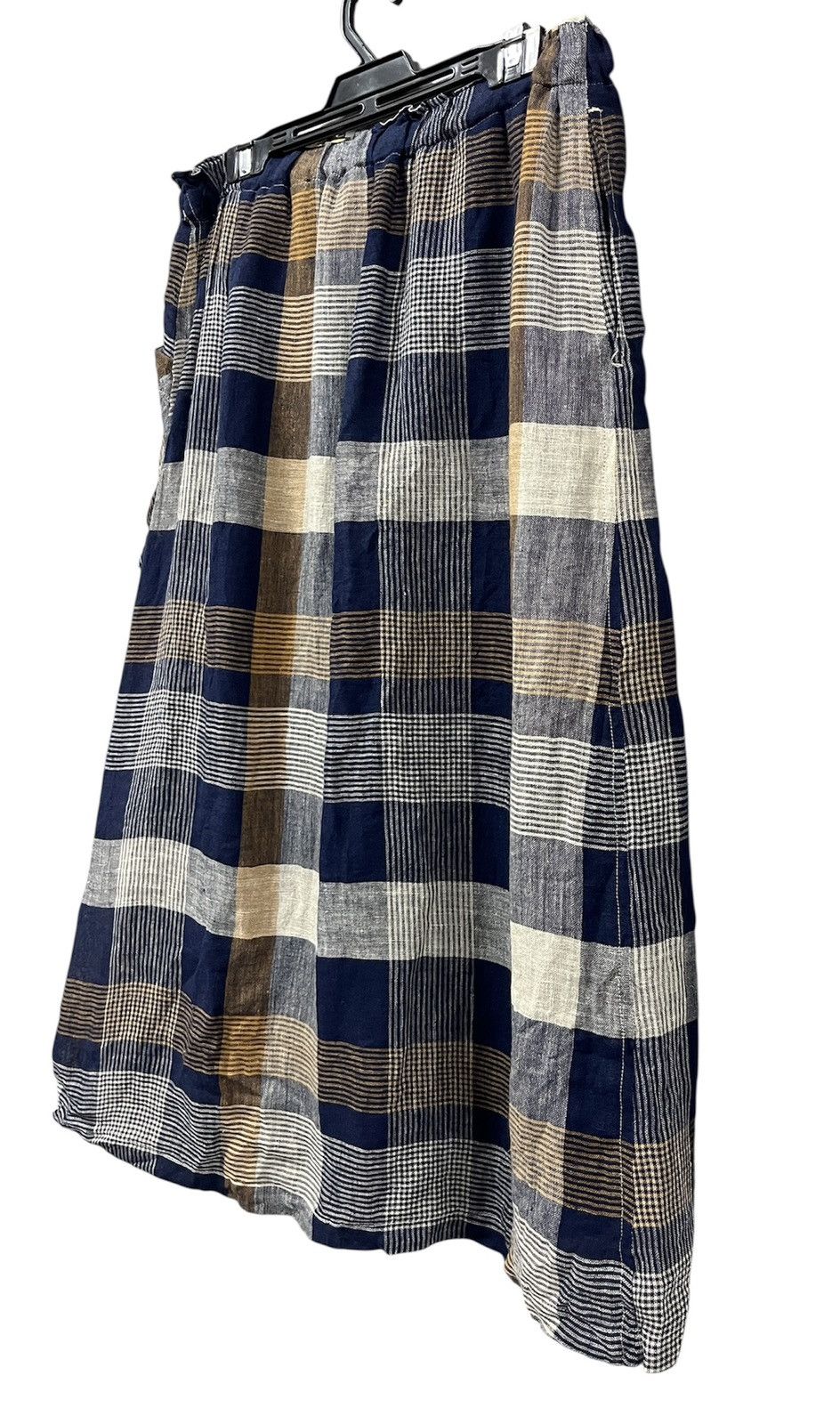 Issey Miyake Vintage plantation skirt by issey miyake colour plaid Size 31" - 7 Thumbnail