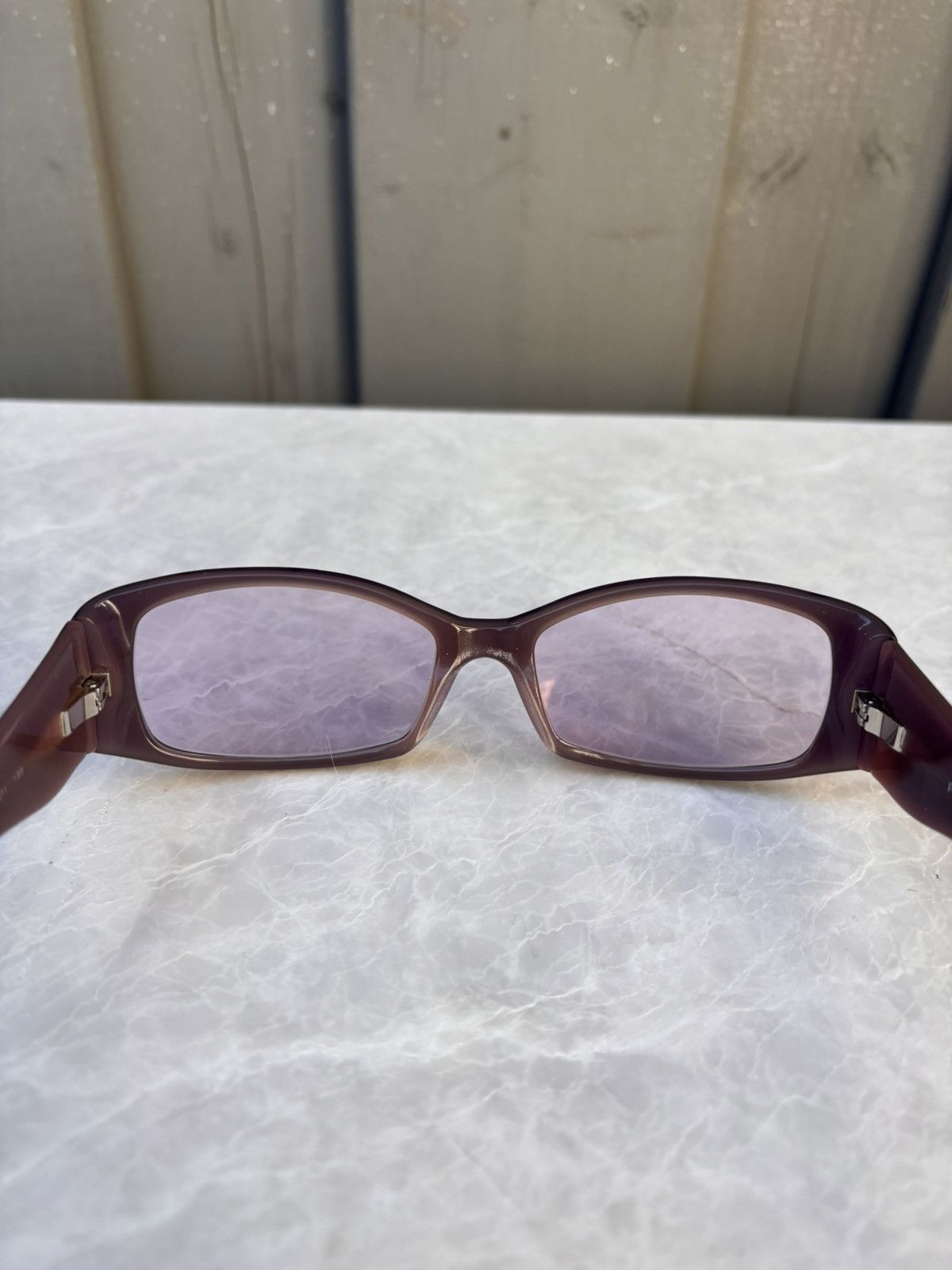 Designer × Prada × Vintage 2000s Prada Sunglasses Pink Flame Tribal Y2K Tiny Hadid Core Size ONE SIZE - 11 Thumbnail