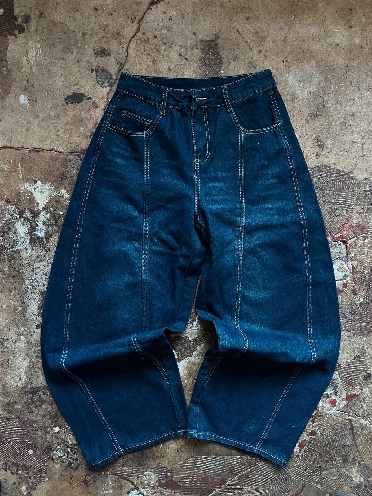 Vintage Vintage Embroidery baggy Denim Jeans Oversized Size US 40 / EU 56 - 3 Thumbnail