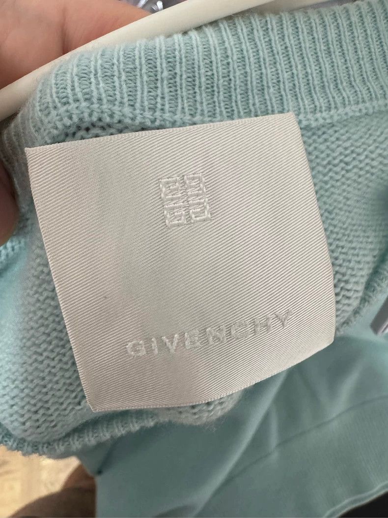 Givenchy Givenchy Mint Green Cashmere Sweater Size US S / EU 44-46 / 1 - 3 Thumbnail